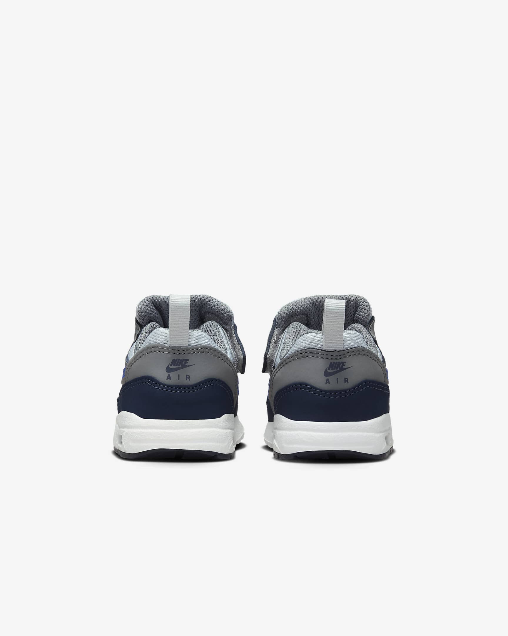 Air Max 1 EasyOn Baby/Toddler Shoes - Smoke Grey/Wolf Grey/Obsidian/Racer Blue