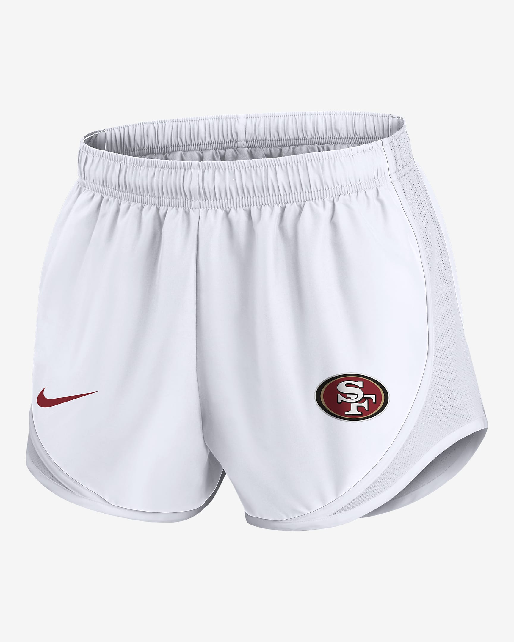 San Francisco 49ers Tempo Women's Nike Dri-FIT NFL Shorts - White