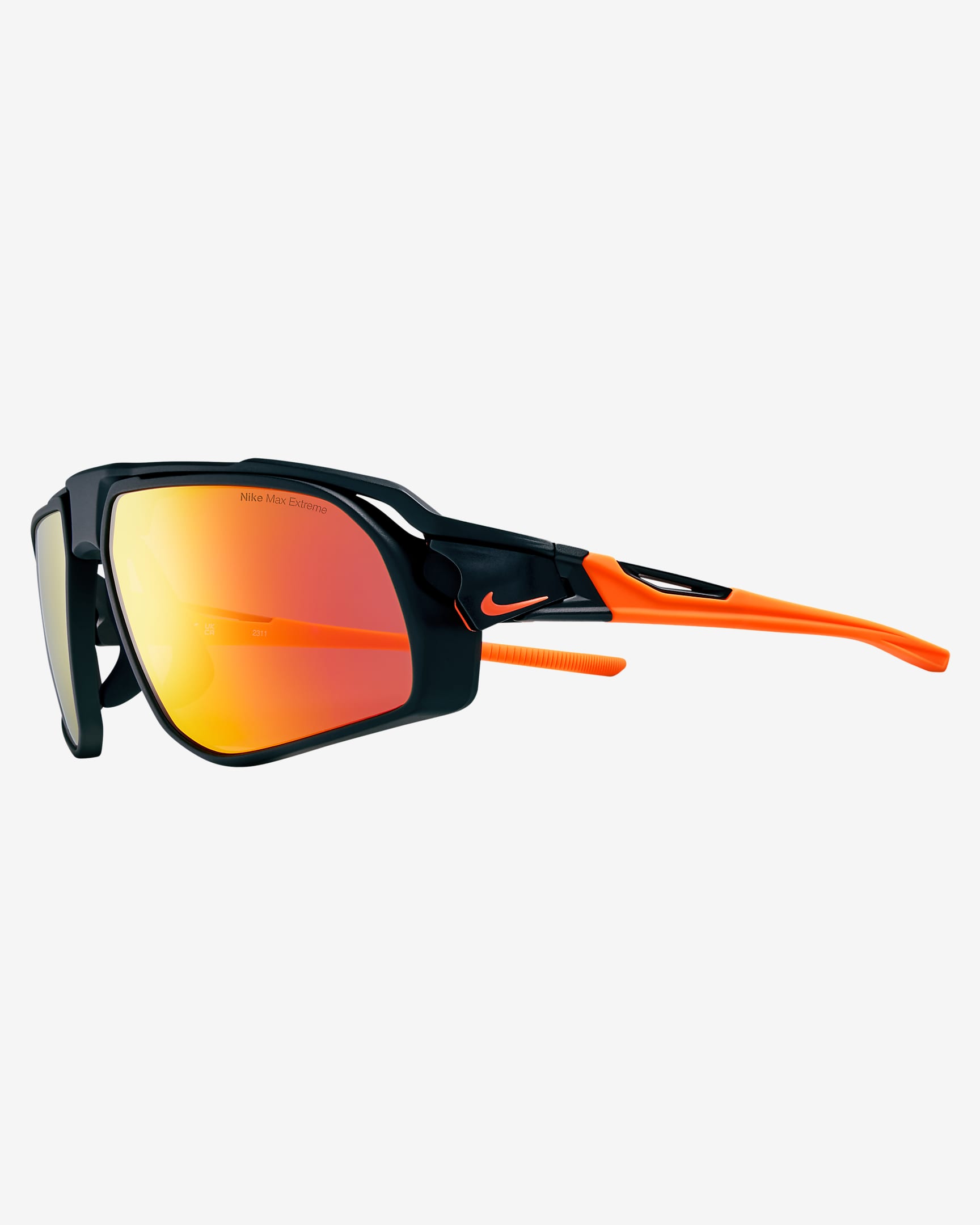 Nike Flyfree Sonnenbrille mit Road Tint - Schwarz/Total Orange