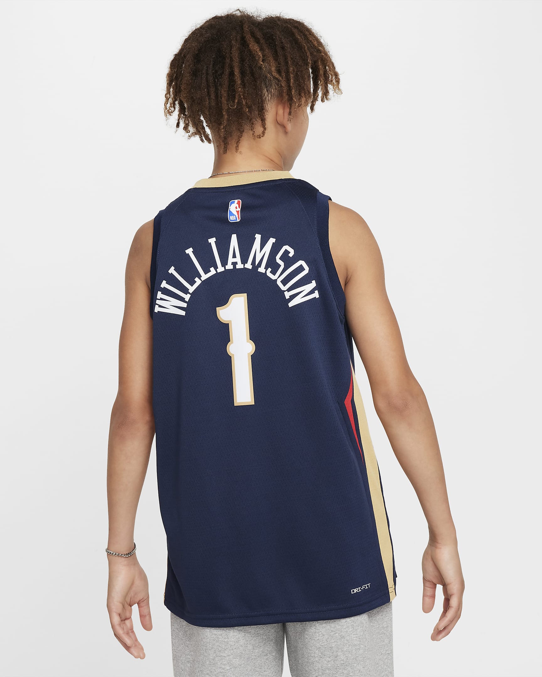 New Orleans Pelicans 2023/24 Icon Edition Older Kids' NBA Swingman ...