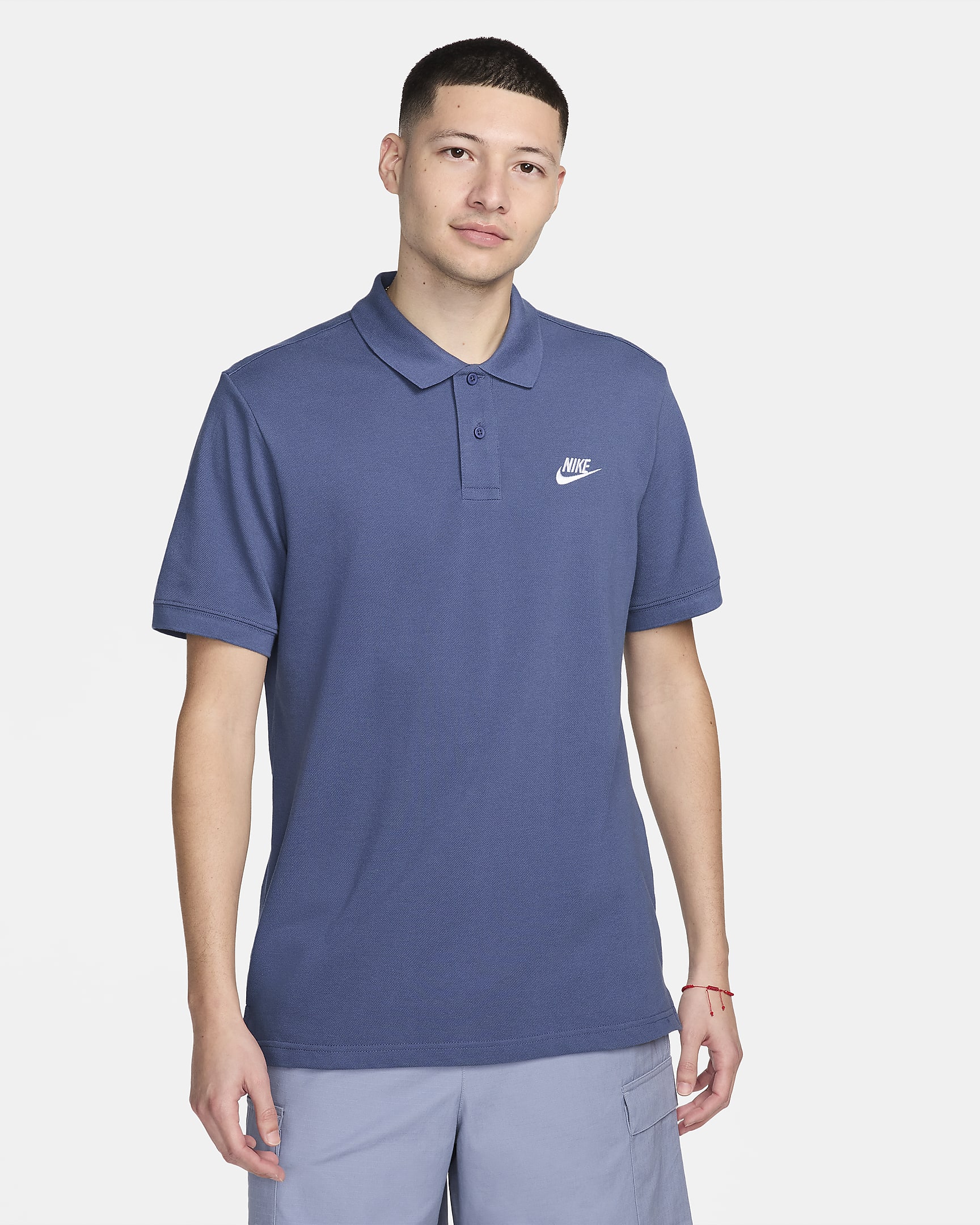 Nike Sportswear Men's Polo - Diffused Blue/White