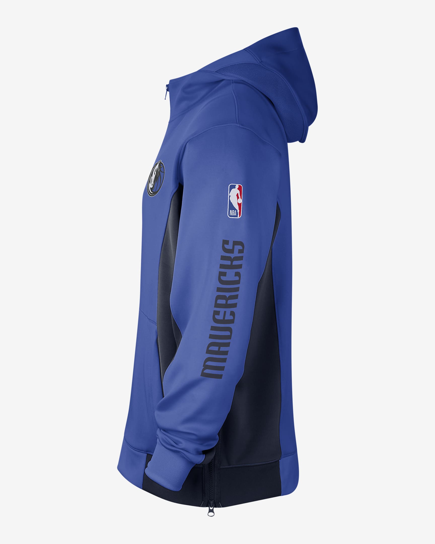 Dallas Mavericks Showtime Men's Nike Dri-FIT NBA Full-Zip Hoodie. Nike SE