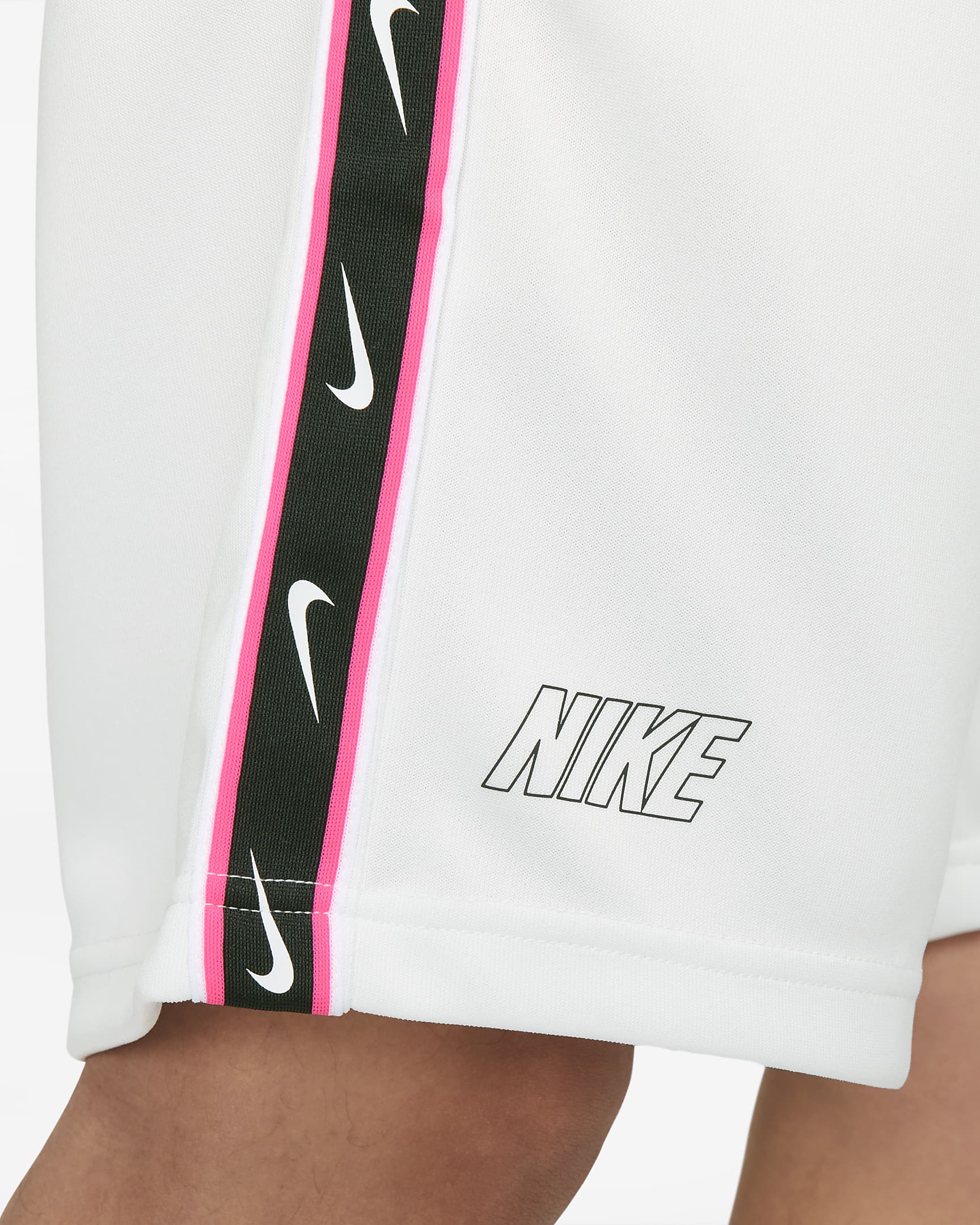 Nike Sportswear Pantalón corto Repeat - Hombre - Summit White/Hyper Pink