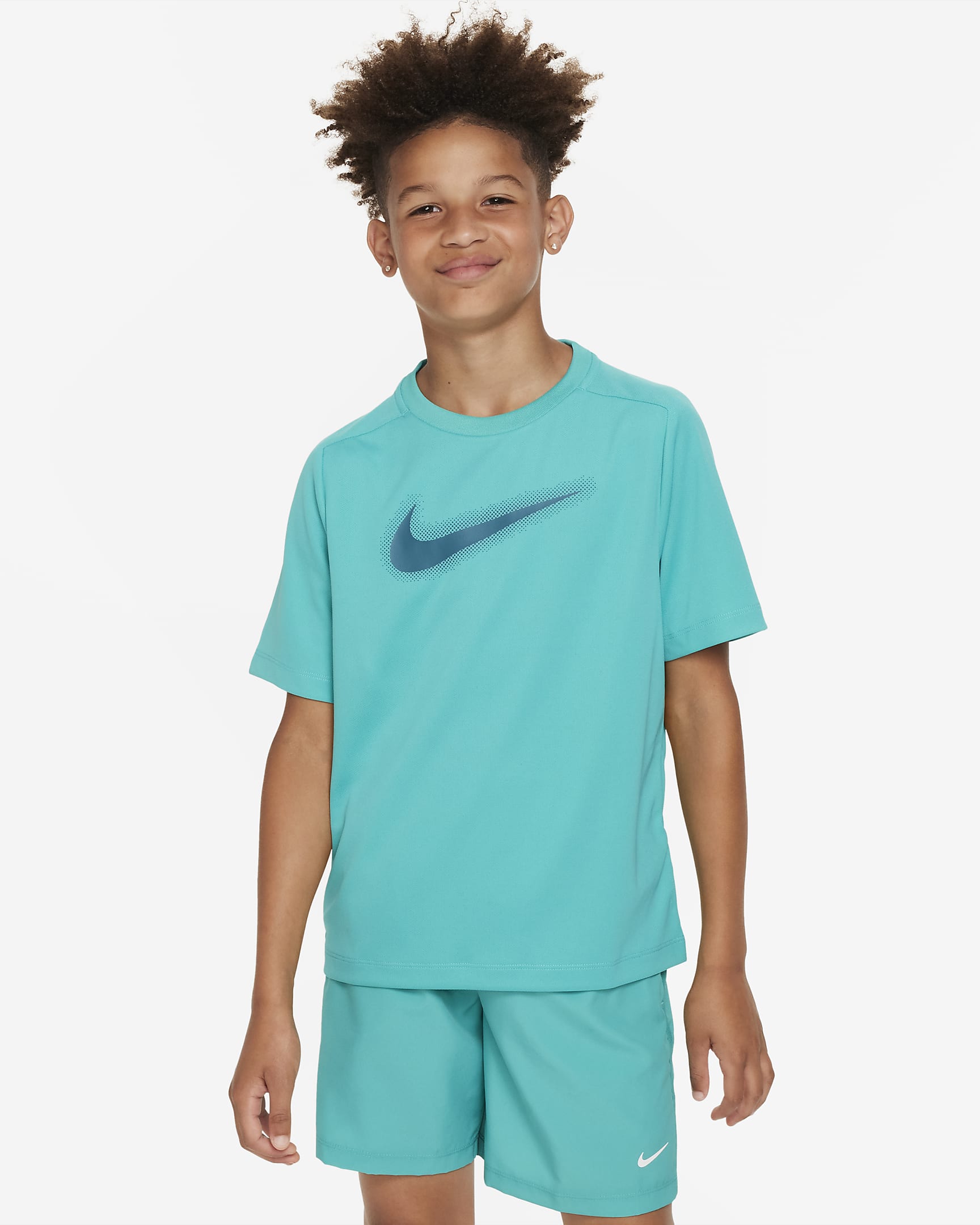 Nike Multi Big Kids' (Boys') Dri-FIT Graphic Training Top. Nike.com