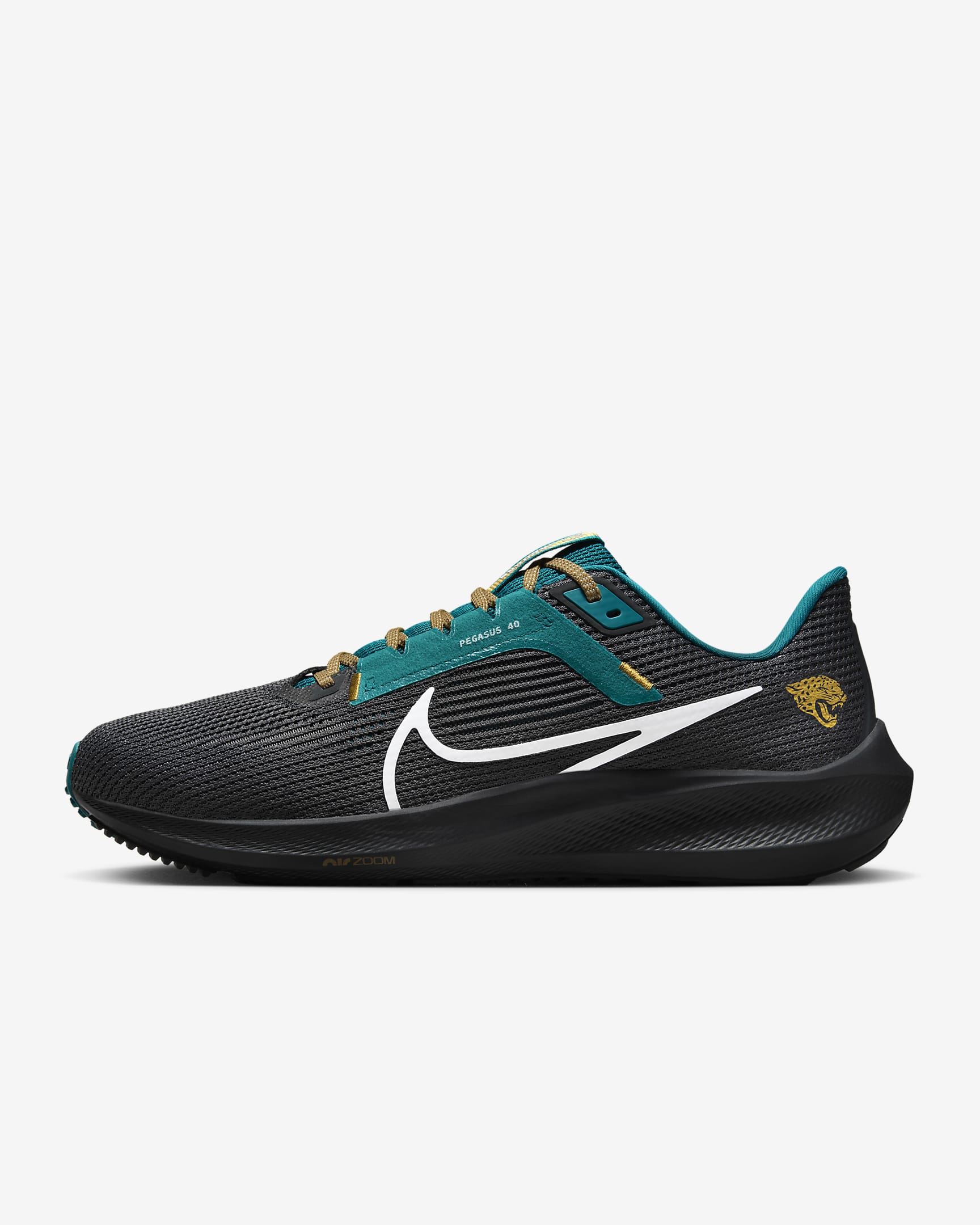 Nike Pegasus 40 (NFL Jacksonville Jaguars) Men's Road Running Shoes ...
