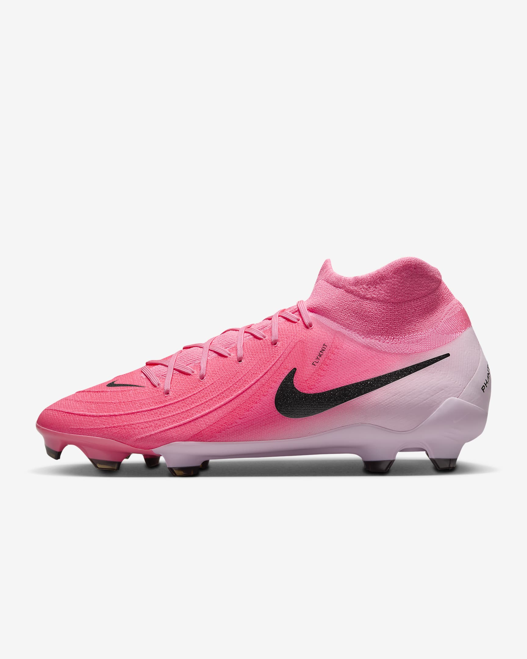 Nike Phantom Luna 2 Pro FG høy fotballsko - Sunset Pulse/Svart