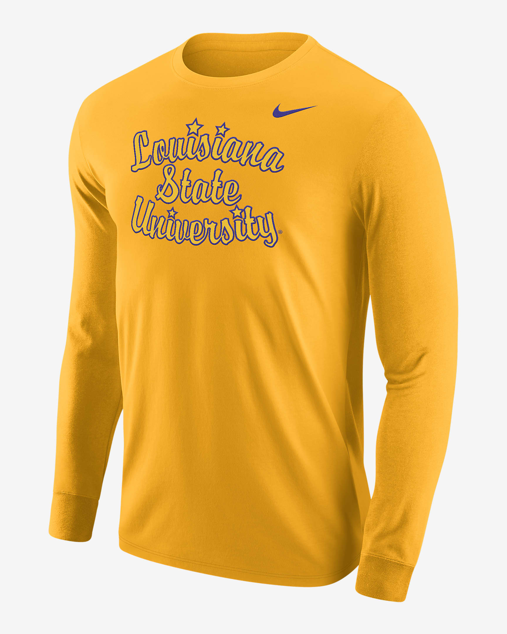 LSU Men's Nike College Long-Sleeve T-Shirt - University Gold