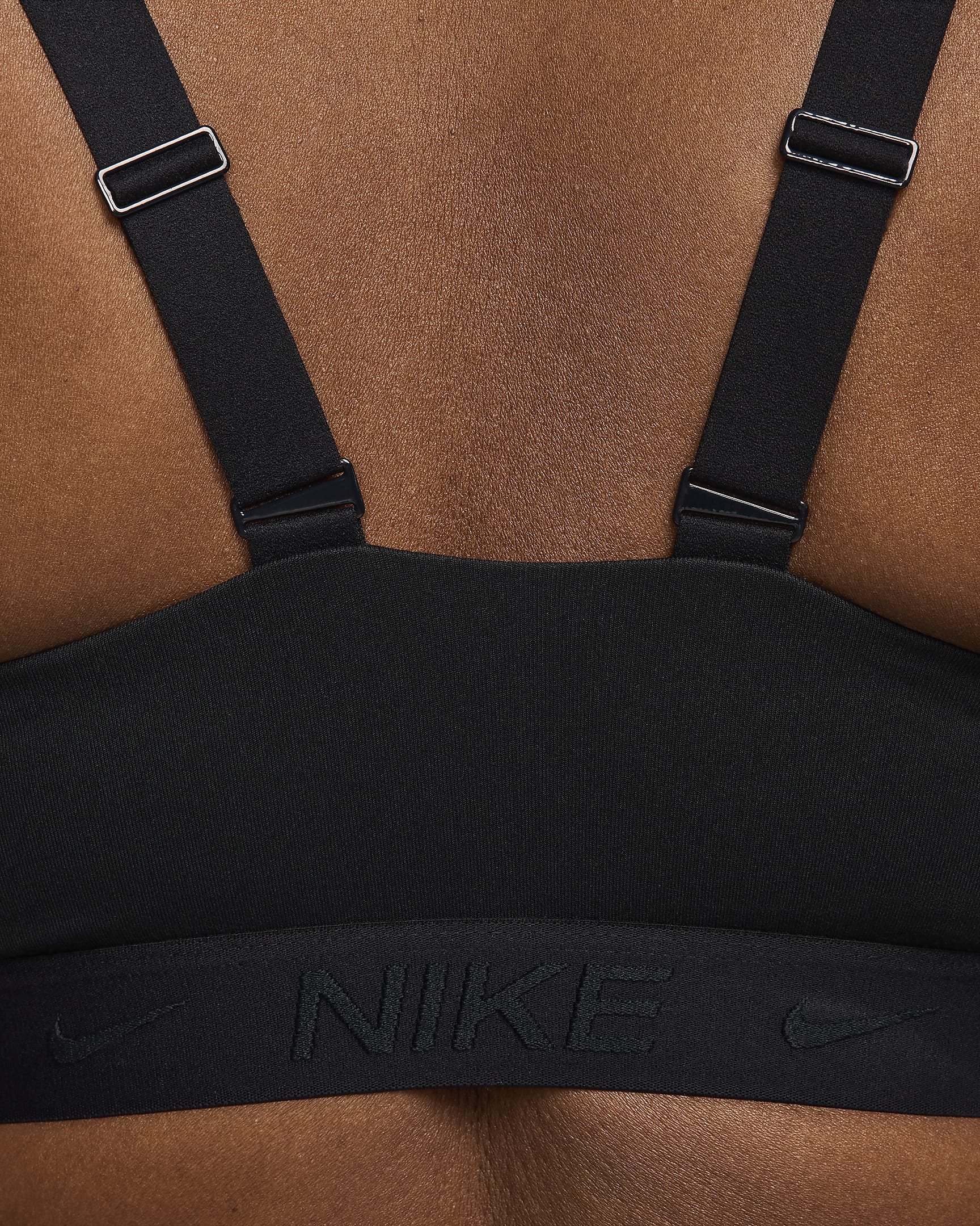 Nike Indy Medium-Support Women's Padded Adjustable Sports Bra - Black/Black/Black