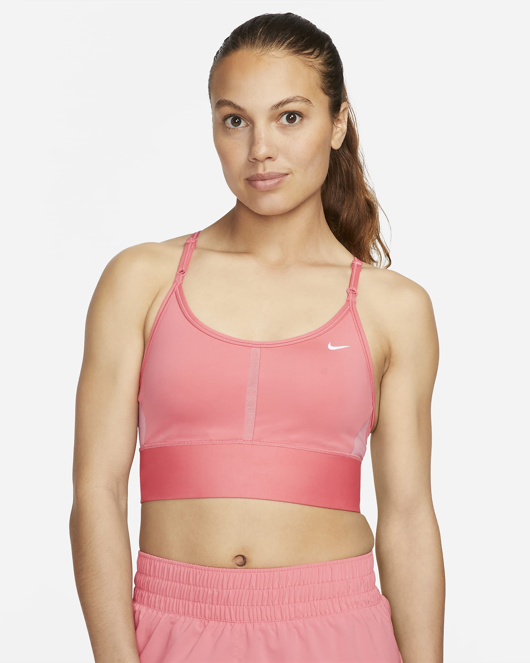 Nike Indy Women's Light-Support Padded Longline Sports Bra. Nike SE