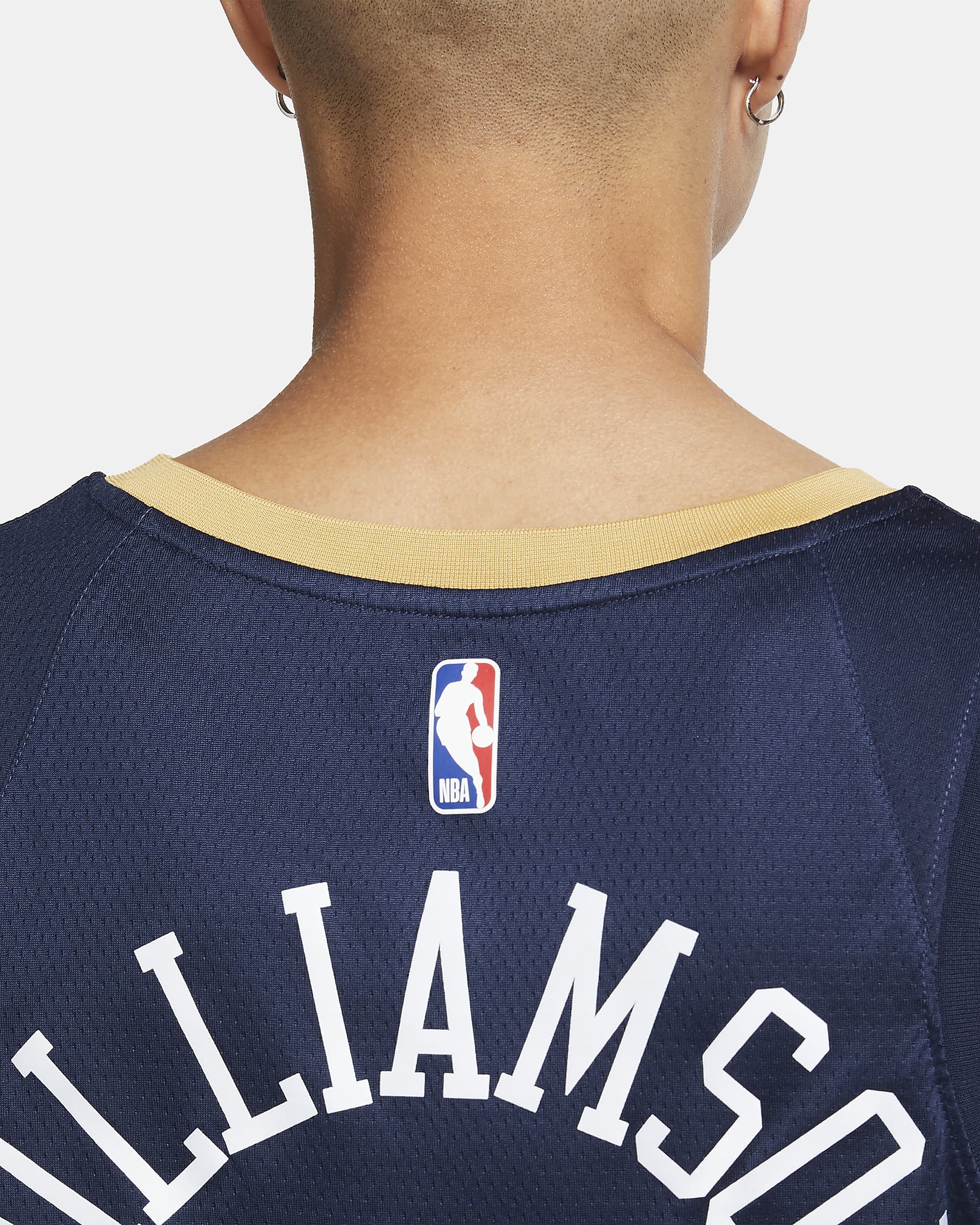 Zion Williamson Pelicans Icon Edition 2020 Nike NBA Swingman Jersey - College Navy/Club Gold