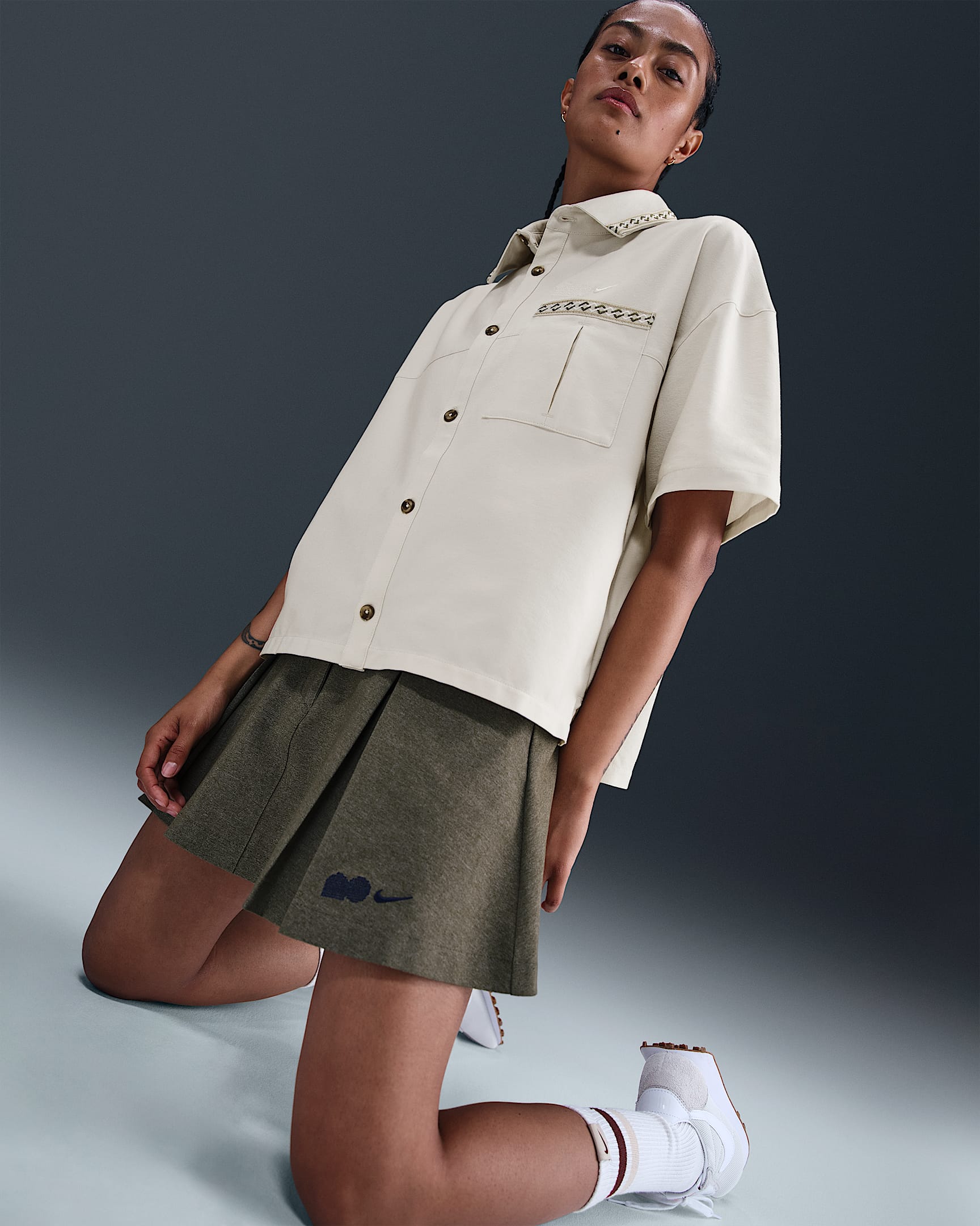 Naomi Osaka Oversized Short-Sleeve Top