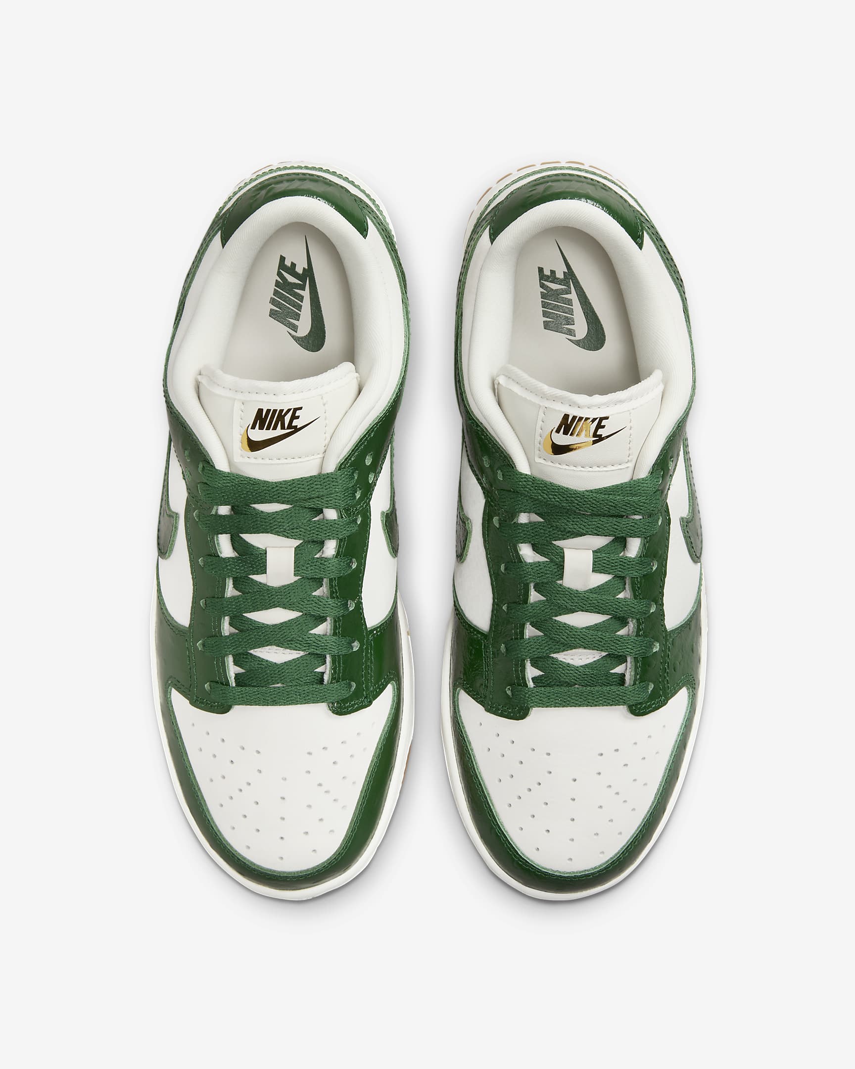 Nike Dunk Low LX Women's Shoes - Phantom/Sail/Metallic Gold/Gorge Green