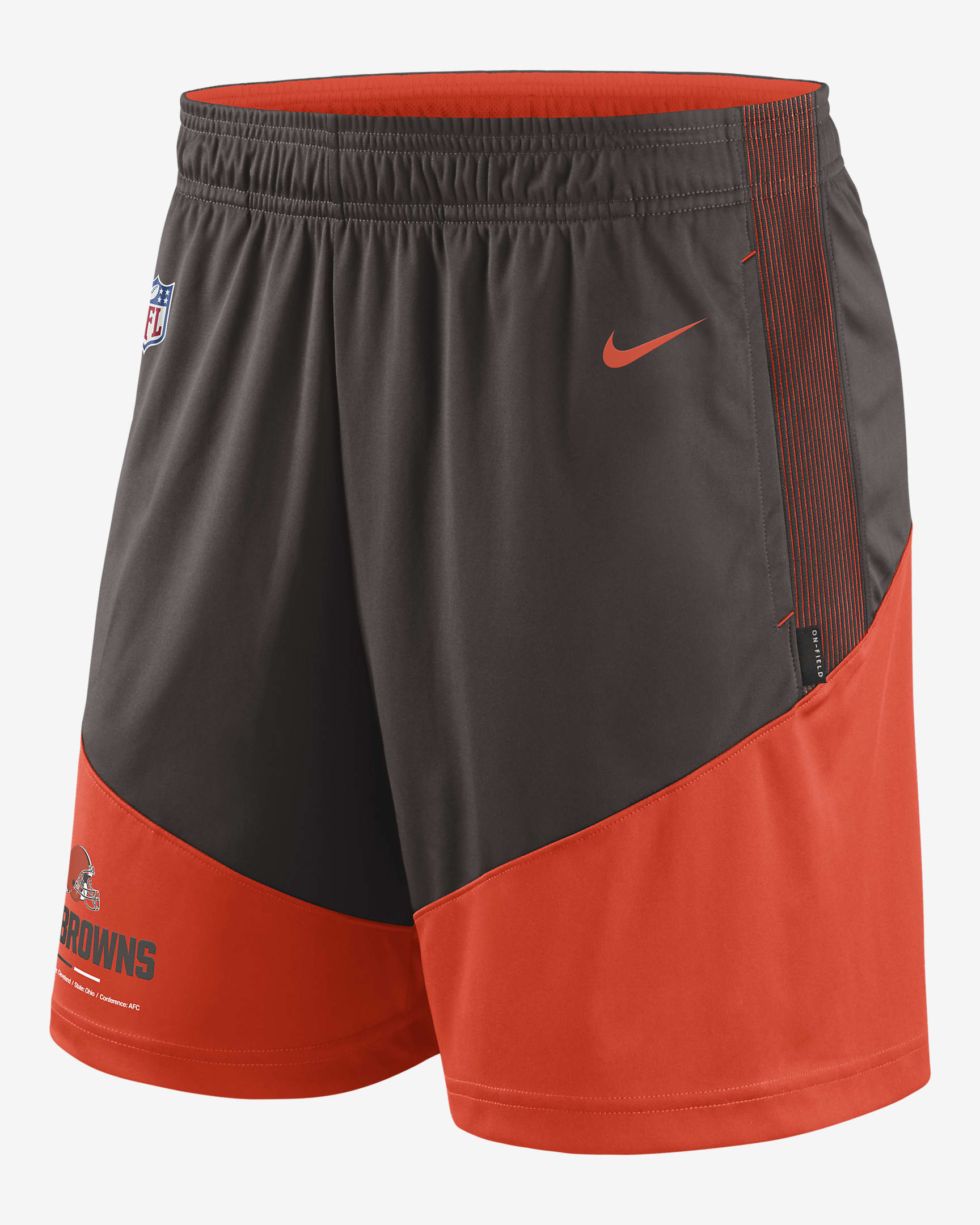 Nike Dri-FIT Primary Lockup (NFL Cleveland Browns) Men's Shorts. Nike.com