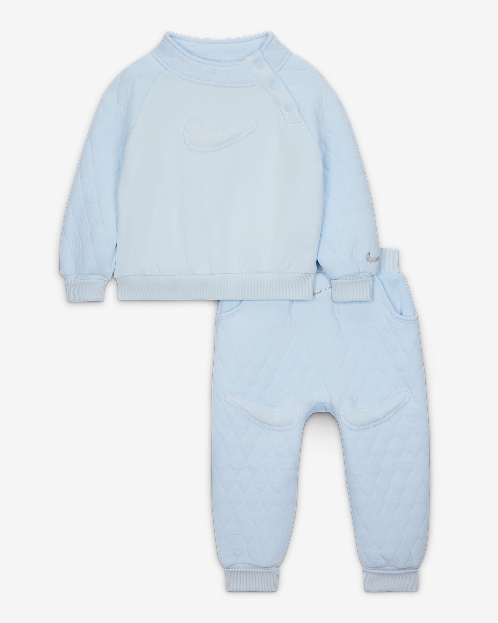 Nike Ready, Set! Conjunto de 2 piezas de joggers para bebé (de 12 a 24 meses) - Tinte azul