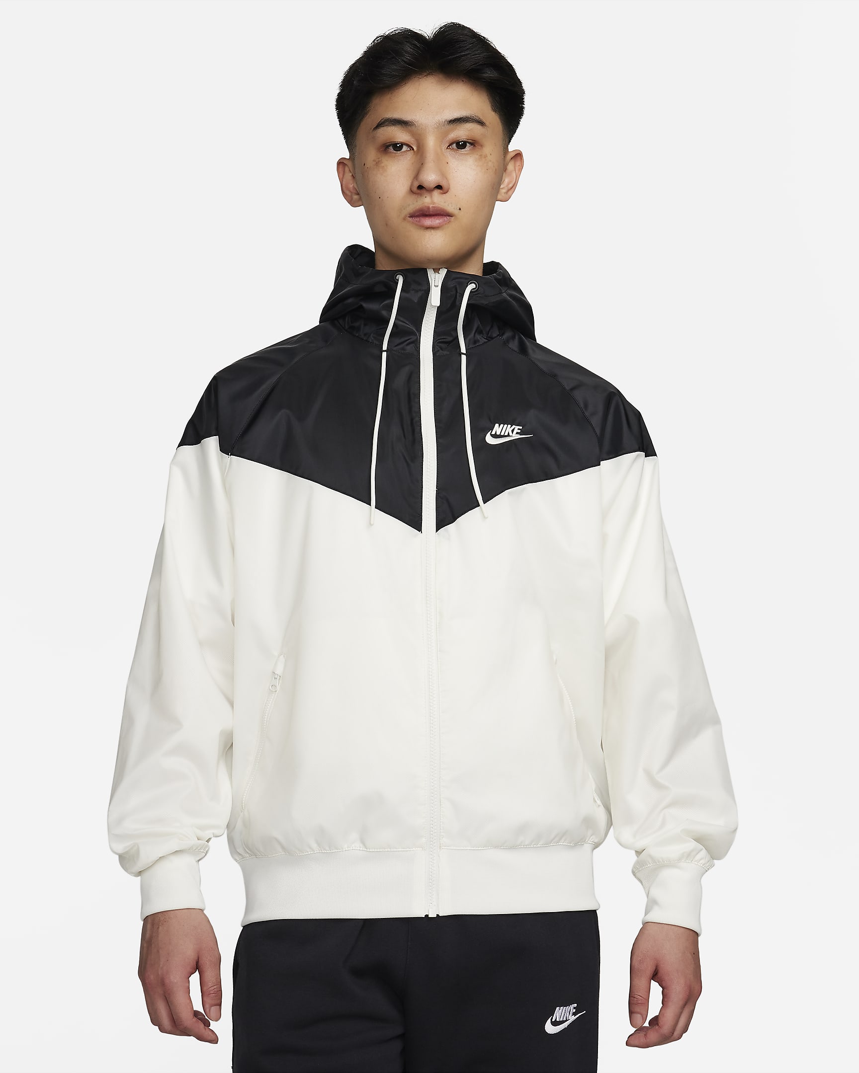 Nike Sportswear Windrunner Men's Hooded Jacket - Sail/Black/Sail