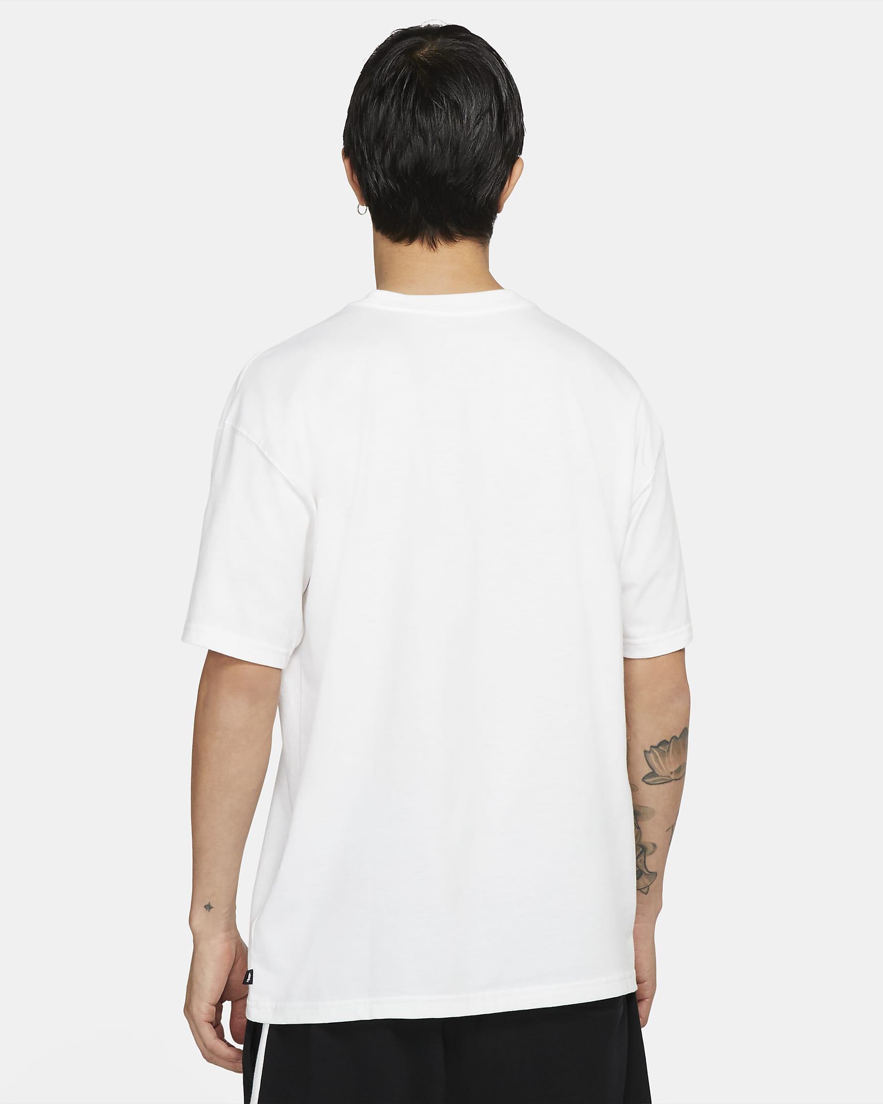 Nike SB Logo Camiseta de skateboard - Blanco/Negro