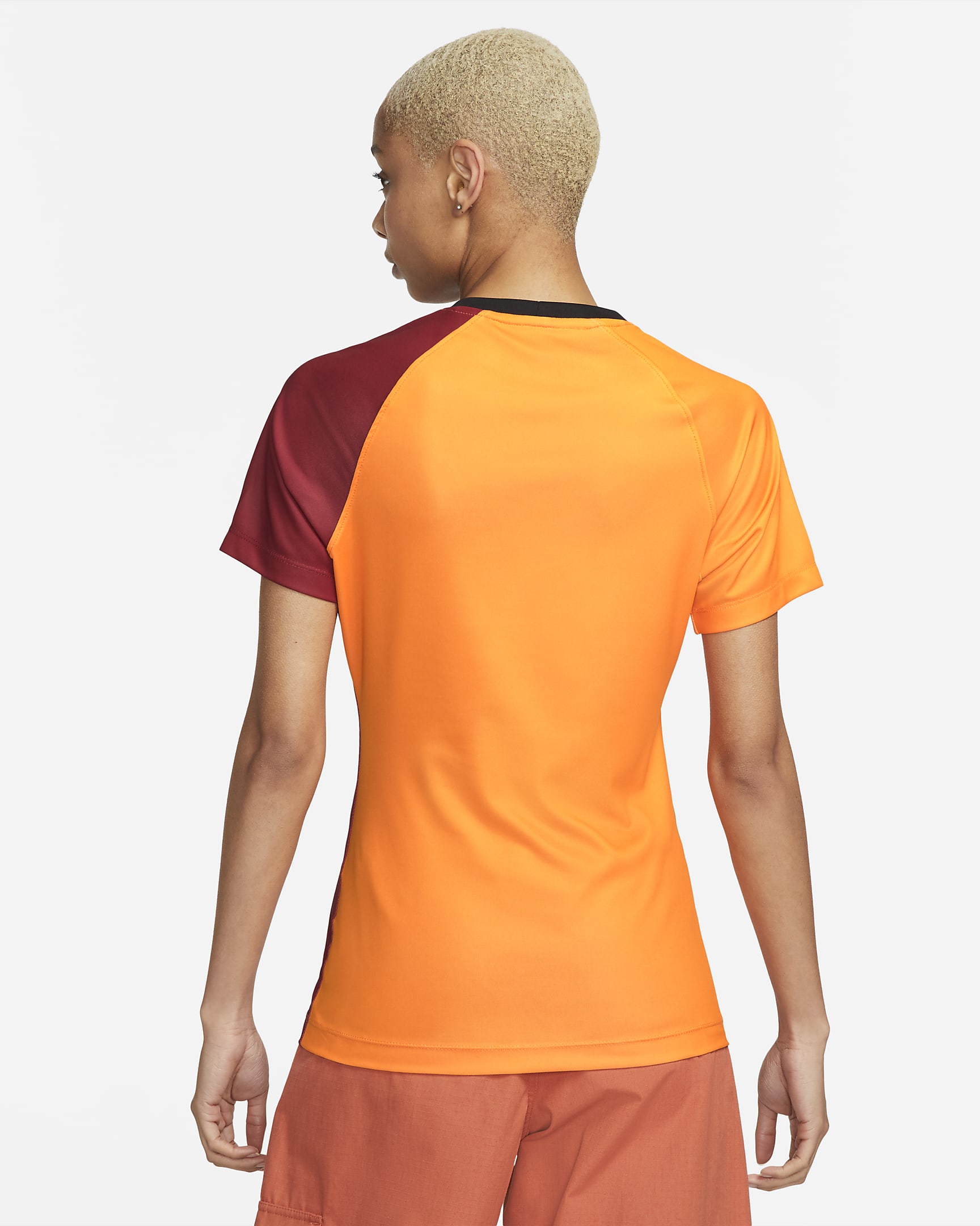 Galatasaray 2022/23 Home Women's Nike Dri-FIT Short-Sleeve Football Top - Vivid Orange/Vivid Orange/Pepper Red/Vivid Orange