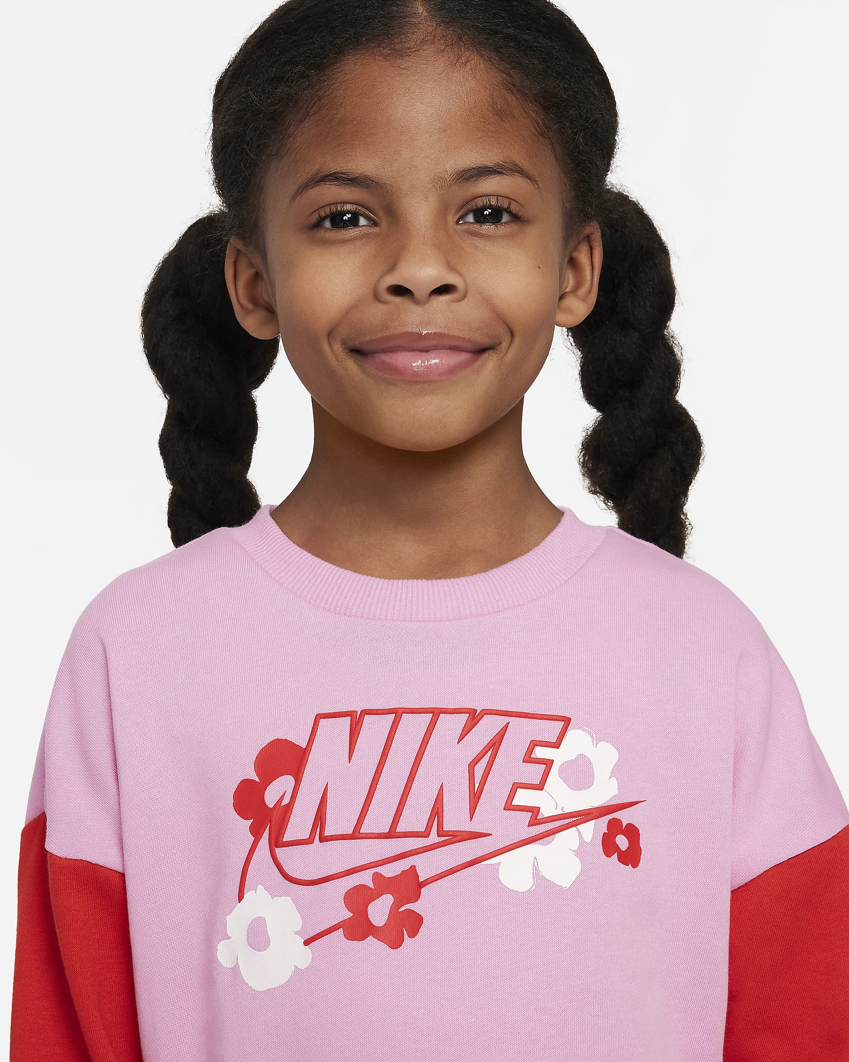 Nike Floral Younger Kids' Crew and Leggings Set. Nike PT