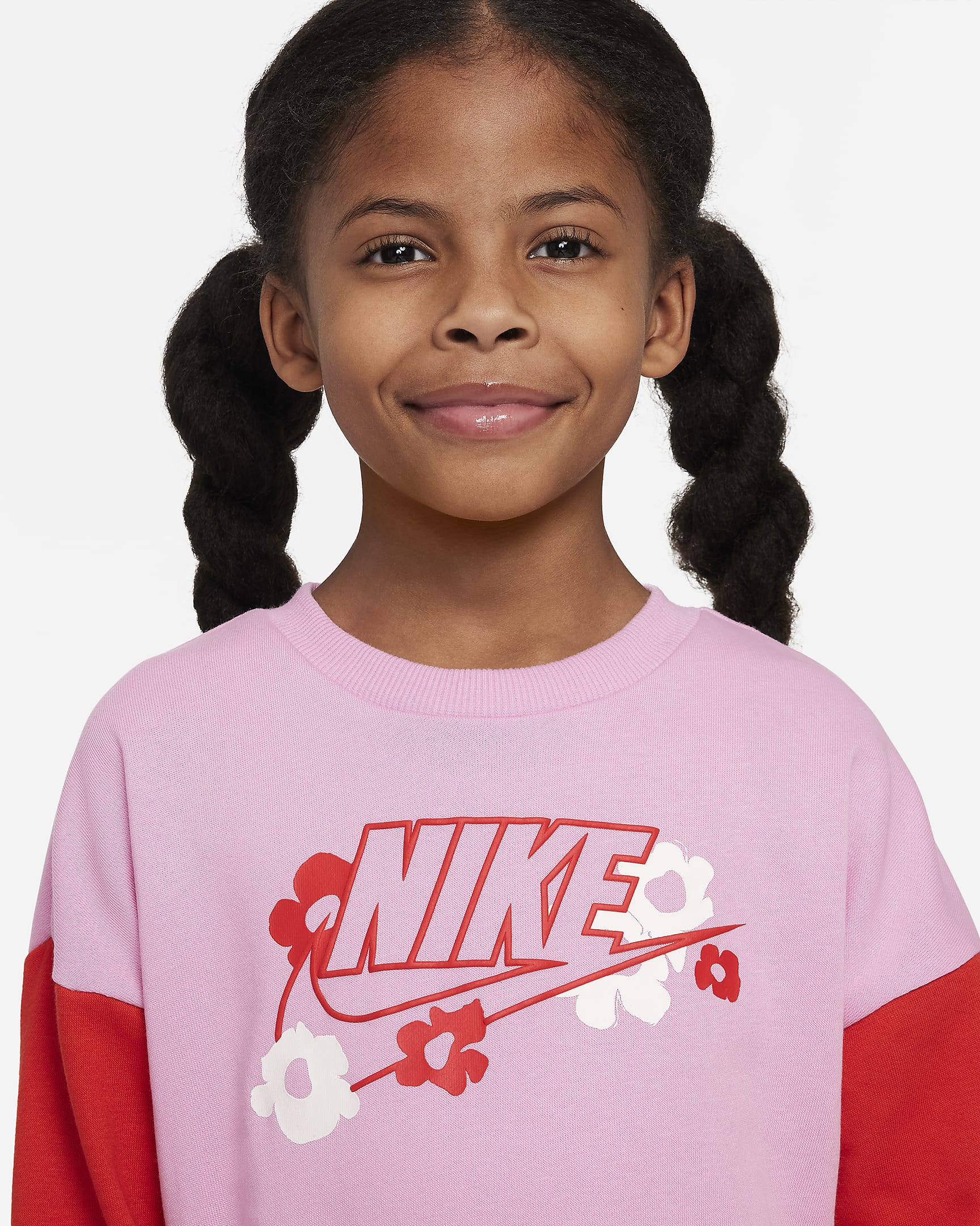 Nike Floral Younger Kids' Crew and Leggings Set. Nike UK