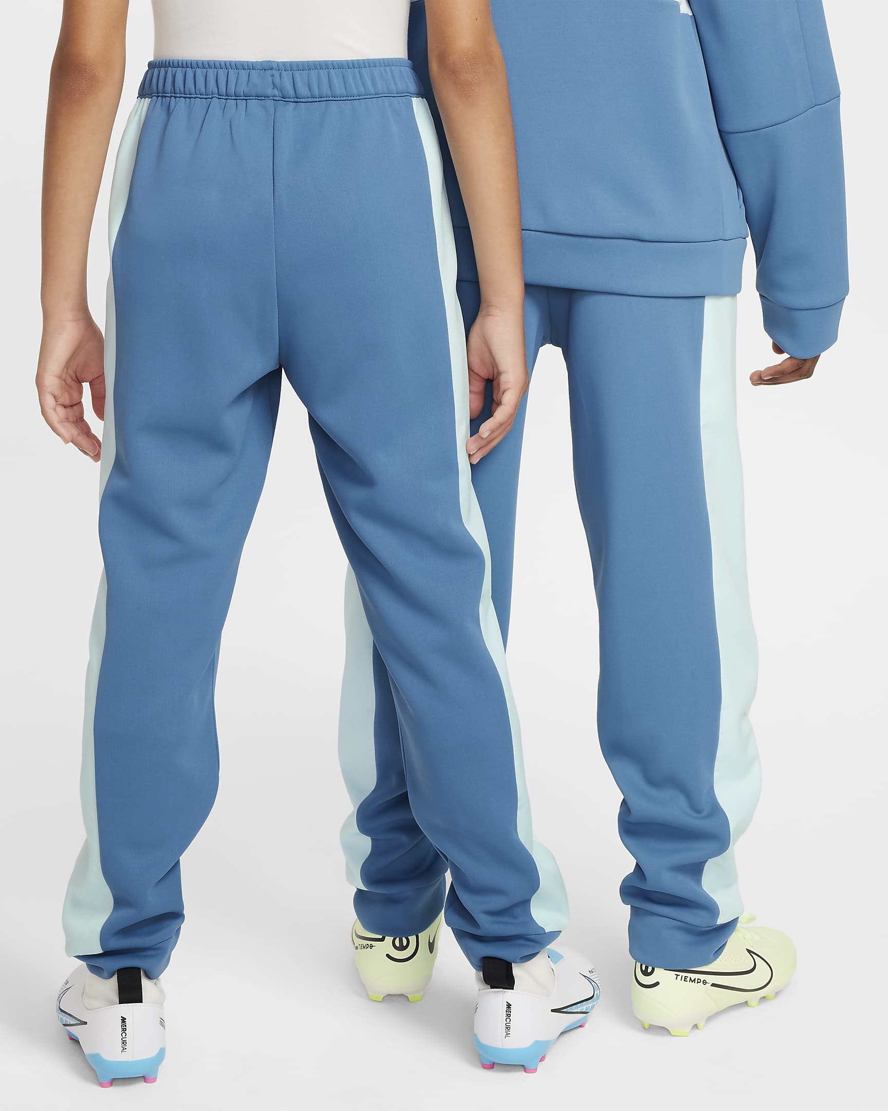 Nike Academy Older Kids' Dri-FIT Football Tracksuit Bottoms - Aegean Storm/Glacier Blue/White/Glacier Blue