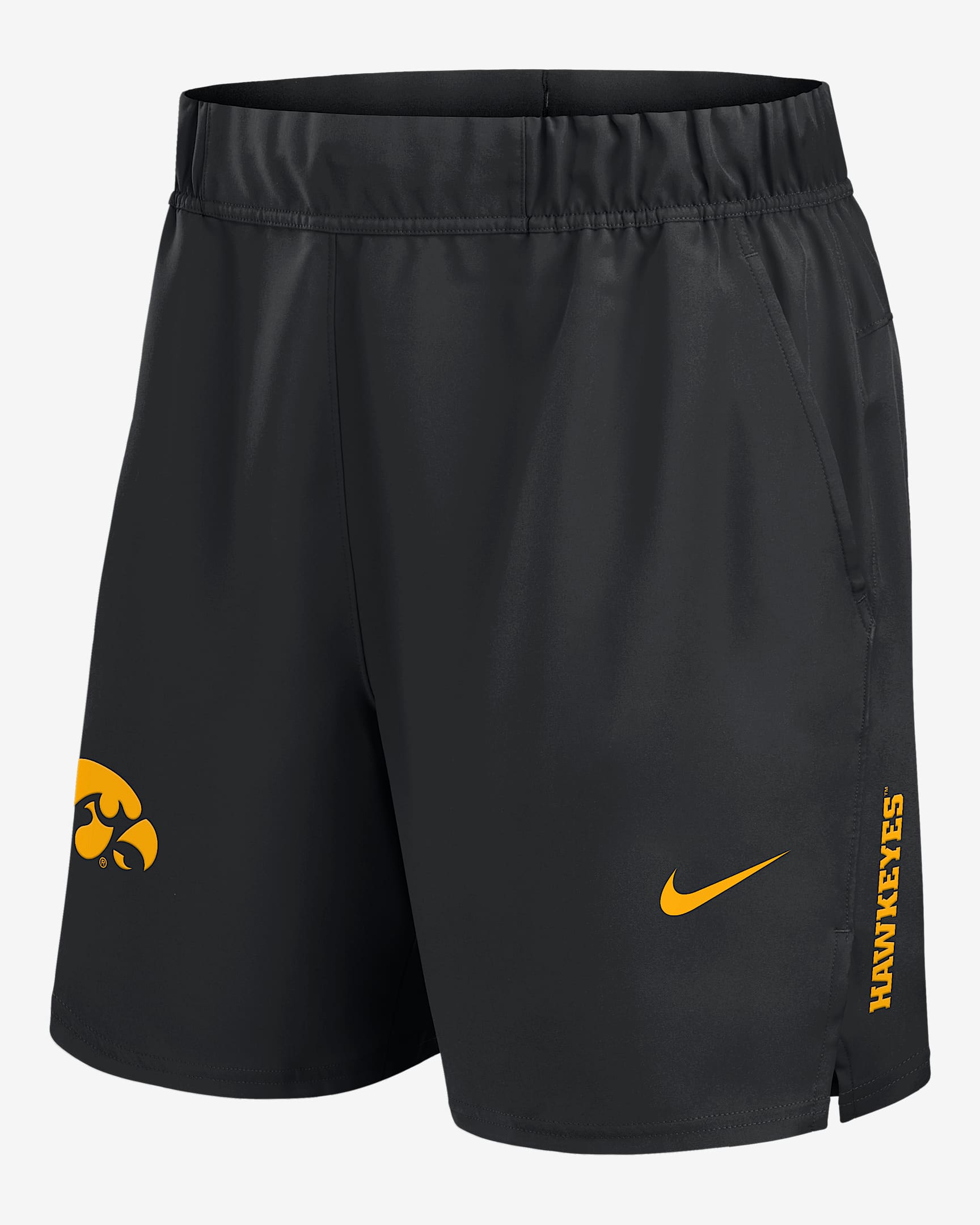 Shorts universitarios Nike Dri-FIT para hombre Iowa Primetime Victory Primary Logo - Negro