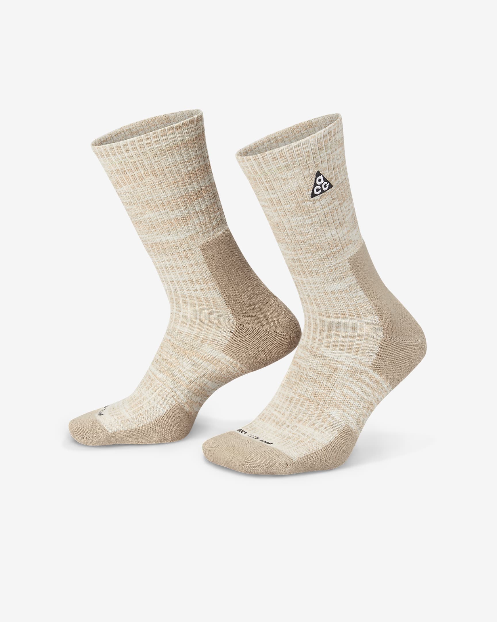 Nike ACG Everyday gepolsterte Crew-Socken (1 Paar) - Light Bone/Volt/Khaki/Schwarz