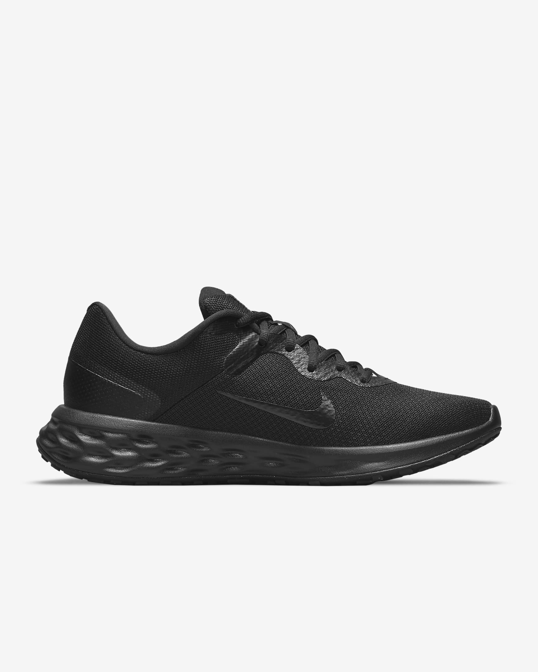 Nike Revolution 6 Men's Road Running Shoes - Black/Dark Smoke Grey/Black