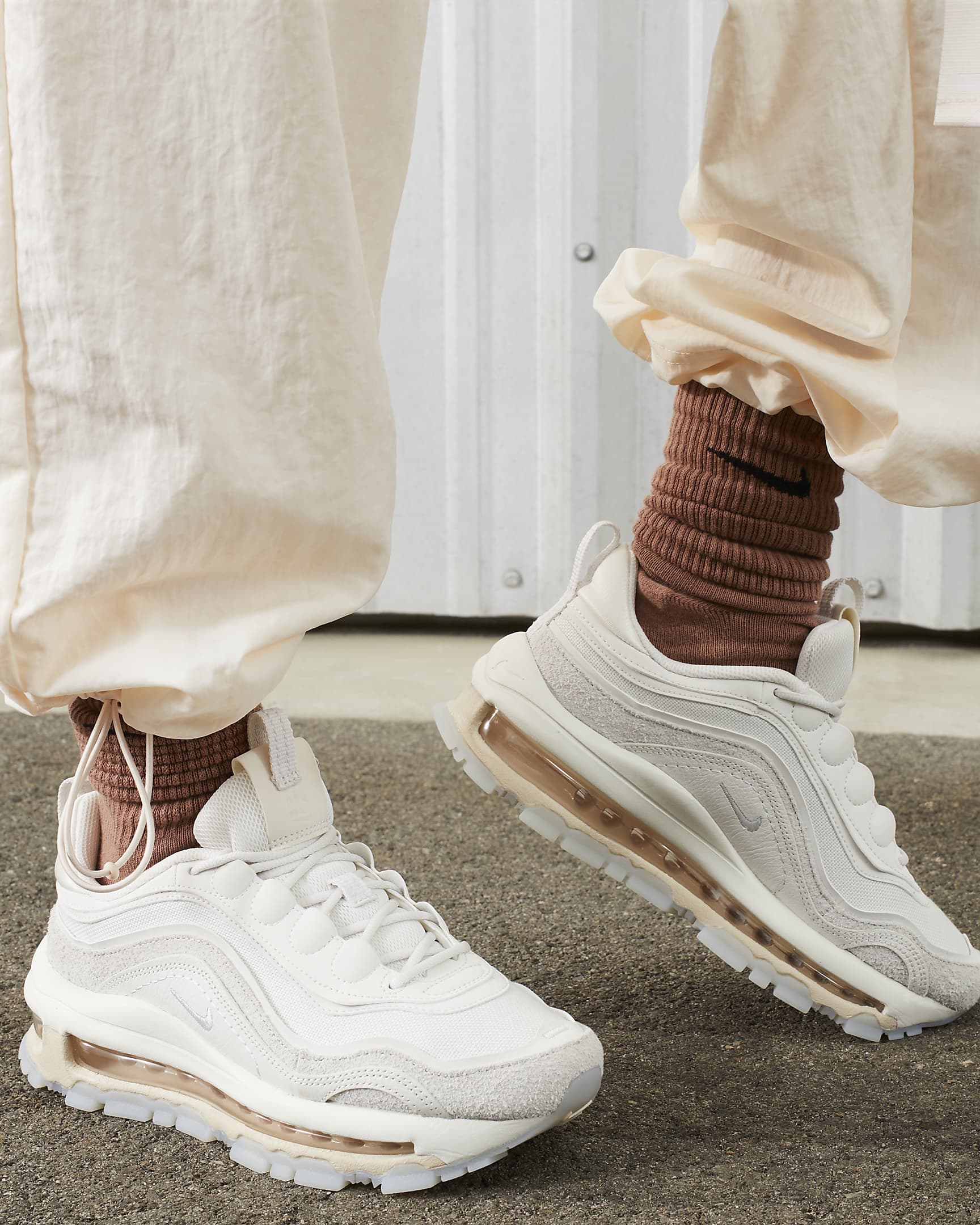 Nike Air Max 97 Futura Women's Shoes - Phantom/Pale Ivory/Guava Ice/Photon Dust