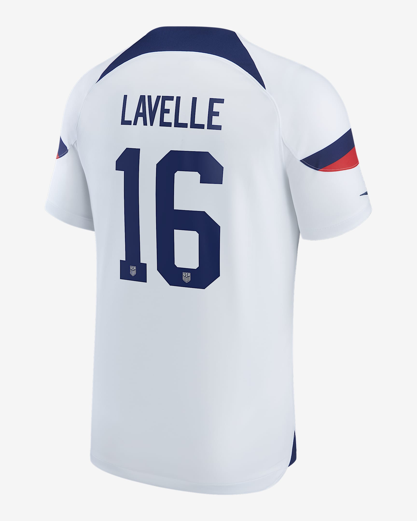USWNT 2022/23 Stadium Home (Rose Lavelle) Big Kids' Nike DriFIT Soccer Jersey Nike DriFIT