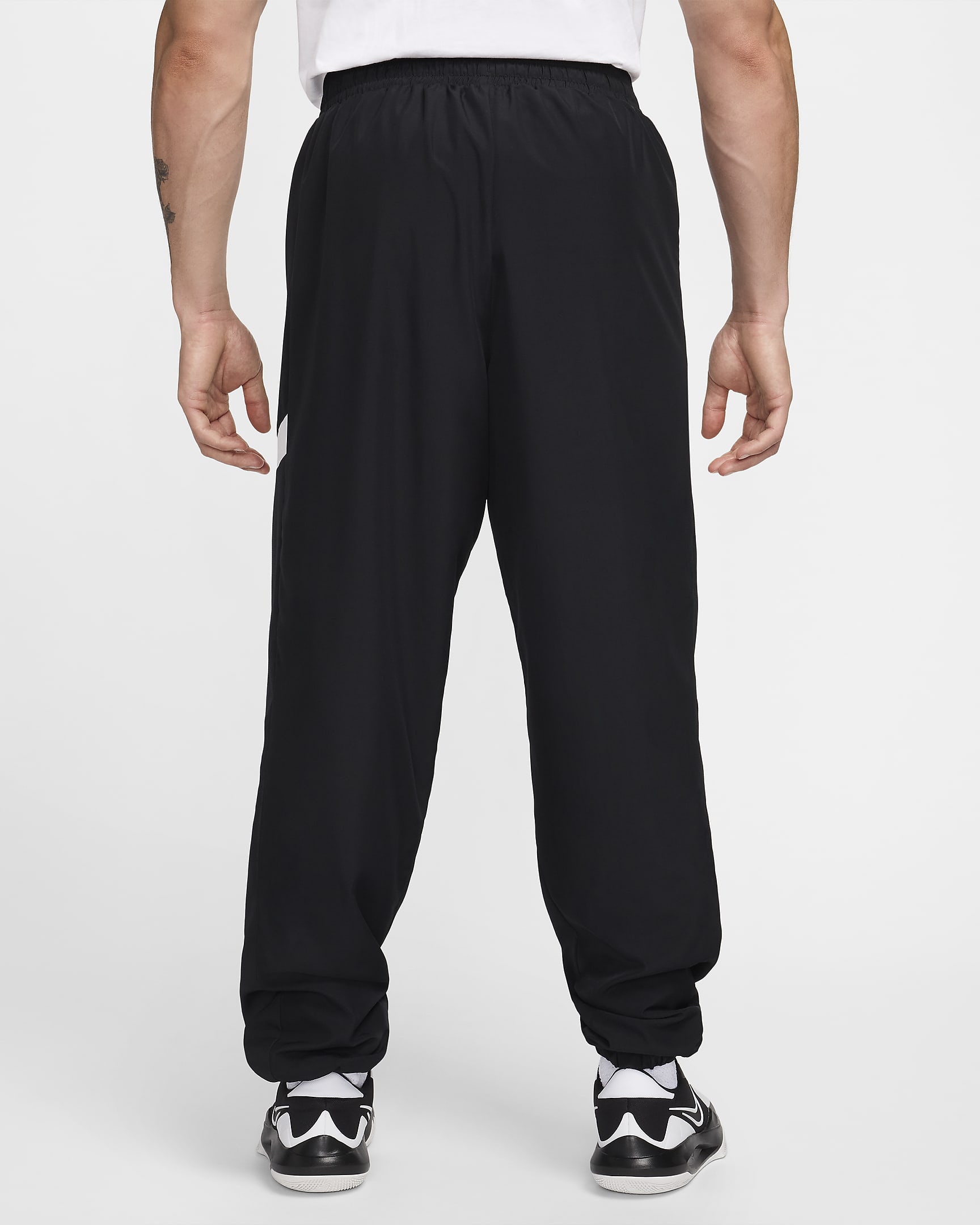 Nike Icon Men's Woven Basketball Pants - Black/Black/White/White