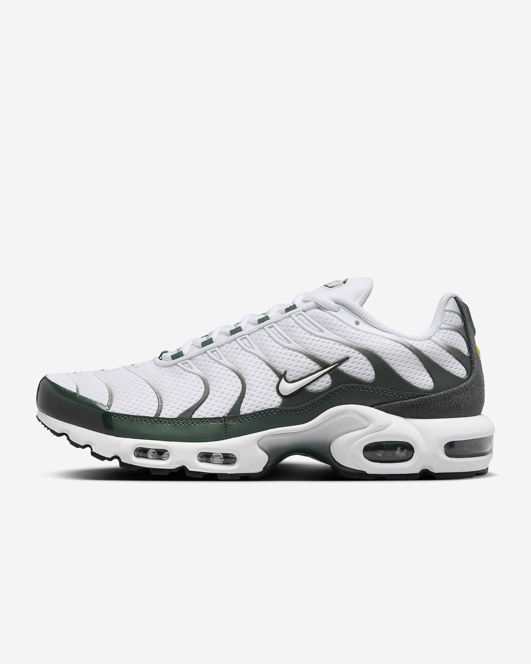 Nike Air Max Plus Premium Men's Shoes - White/Vintage Green/Light British Tan