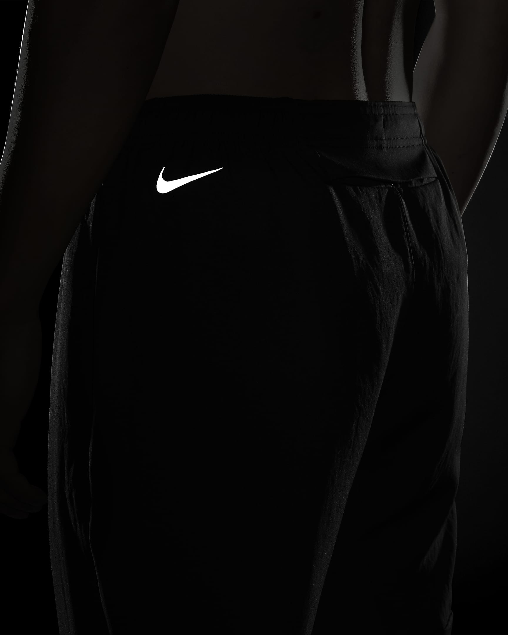 Nike Challenger Flash Men's Dri-FIT Woven Running Trousers - Black