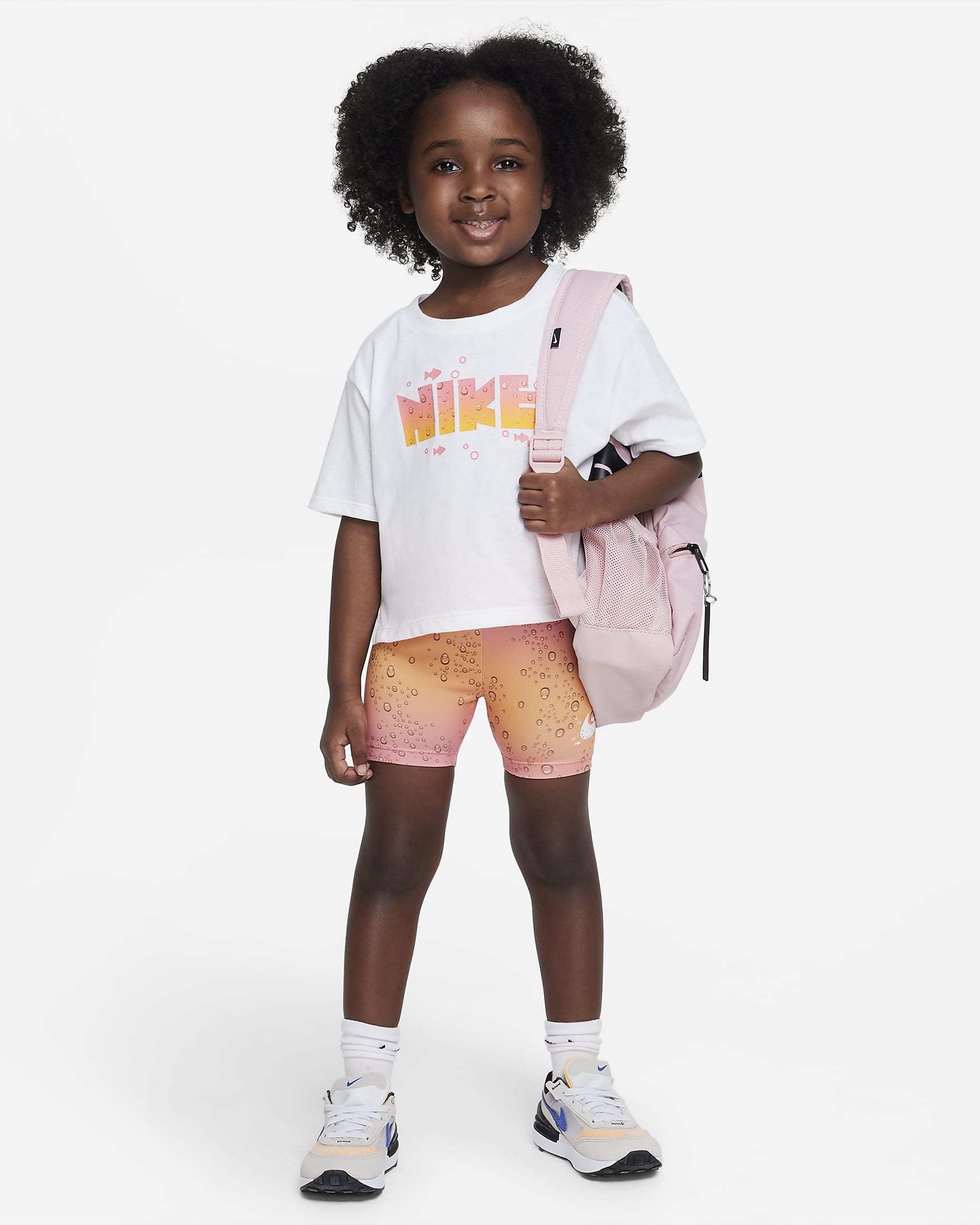 Nike Coral Reef Tee and Shorts Set Toddler 2-piece Dri-FIT Set. Nike SE