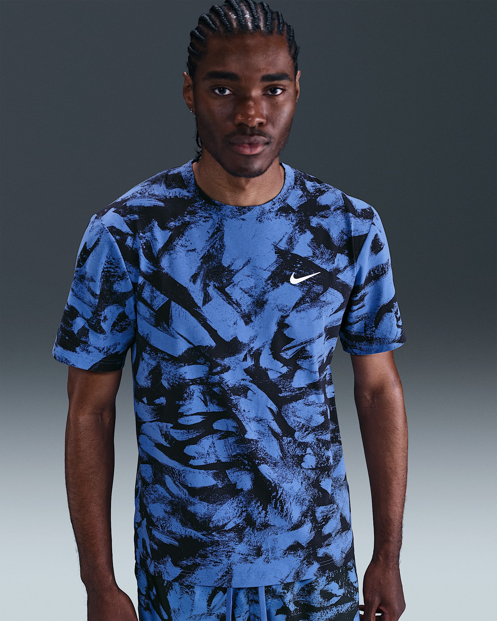 Nike Hyverse Parte de arriba de entrenamiento Dri-FIT UV - Hombre - Comet Blue/Blanco