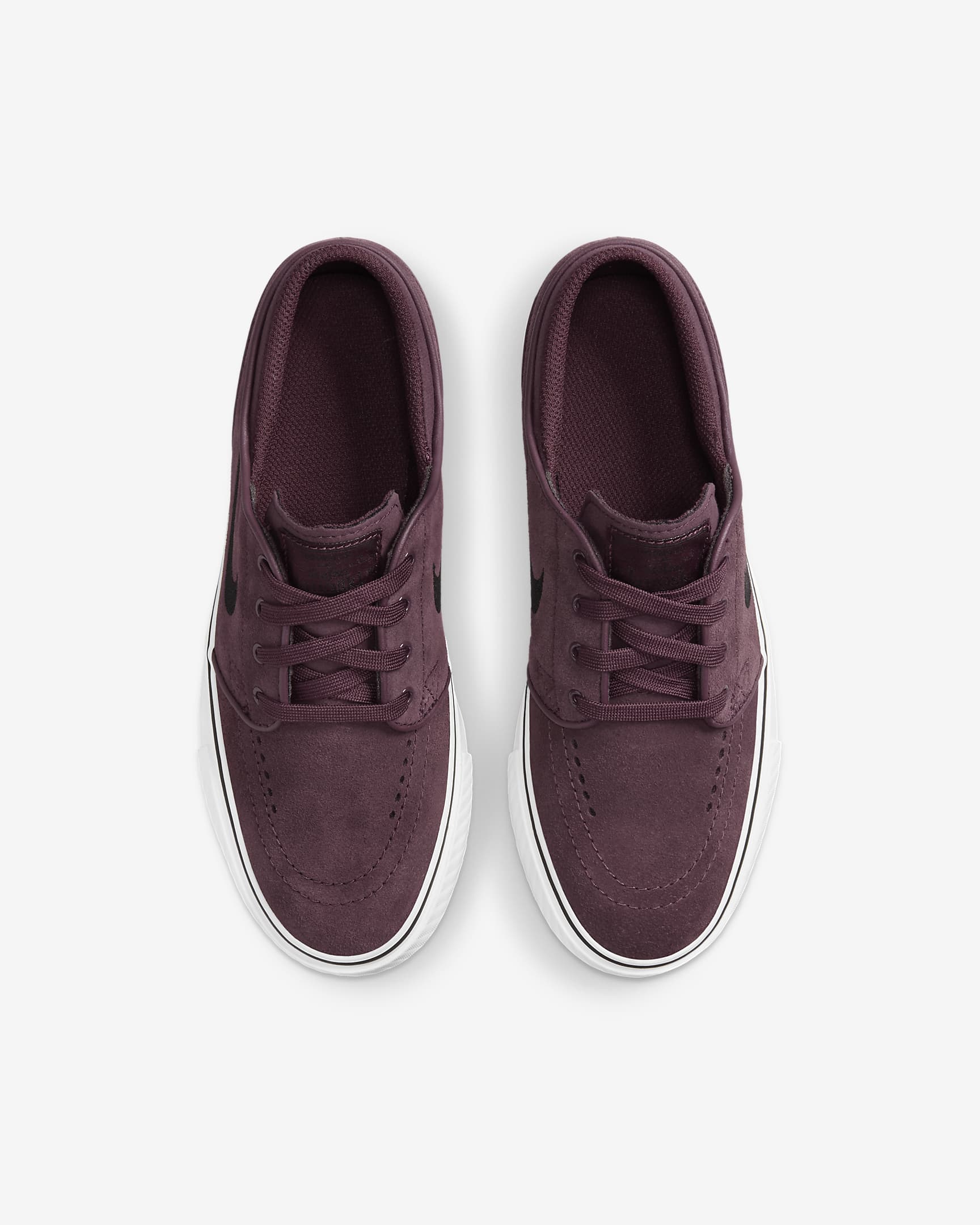 Nike SB Stefan Janoski 大童滑板鞋 - Burgundy Crush/Burgundy Crush/Sail/黑色