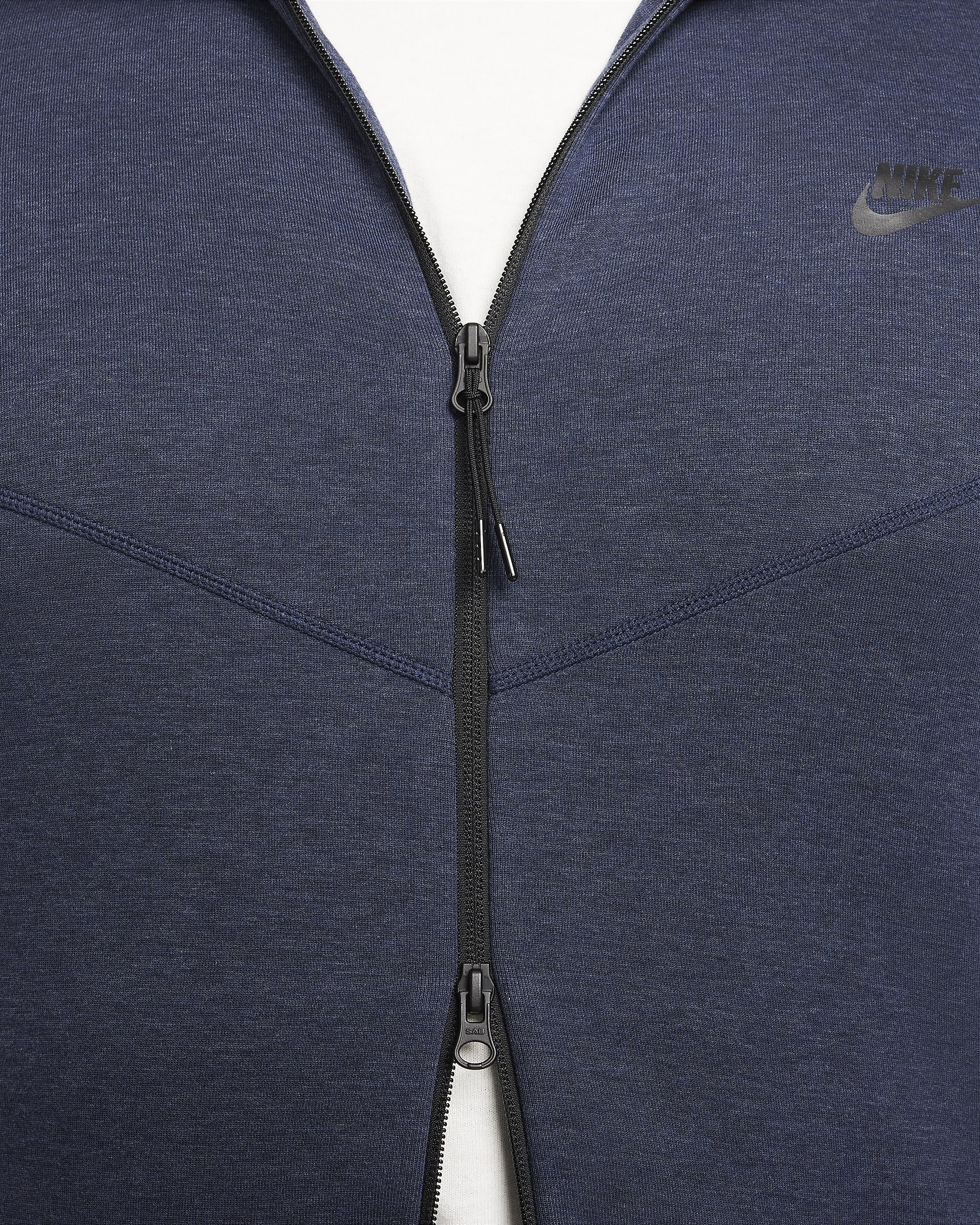 Nike Sportswear Tech Fleece Windrunner Men's Full-Zip Hoodie - Obsidian Heather/Black