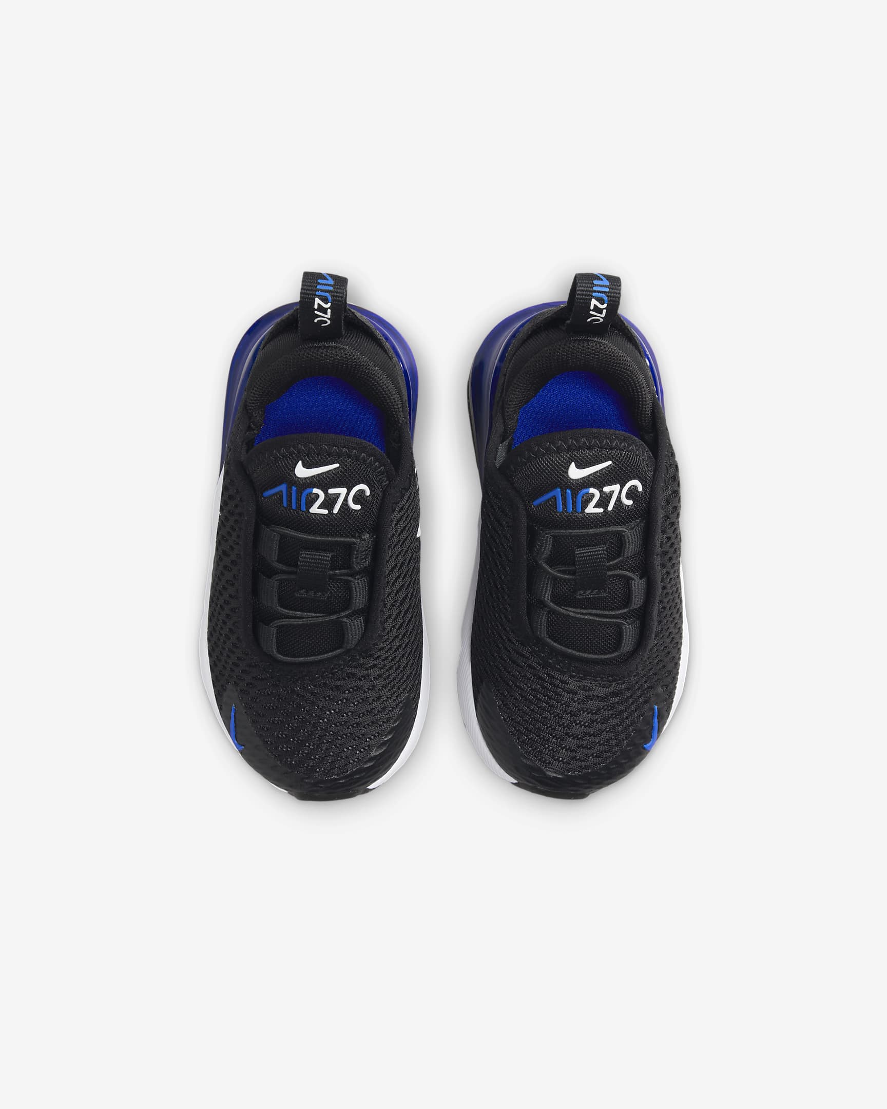 Sapatilhas Nike Air Max 270 para bebé - Preto/Azul Racer/Cinzento escuro/Branco