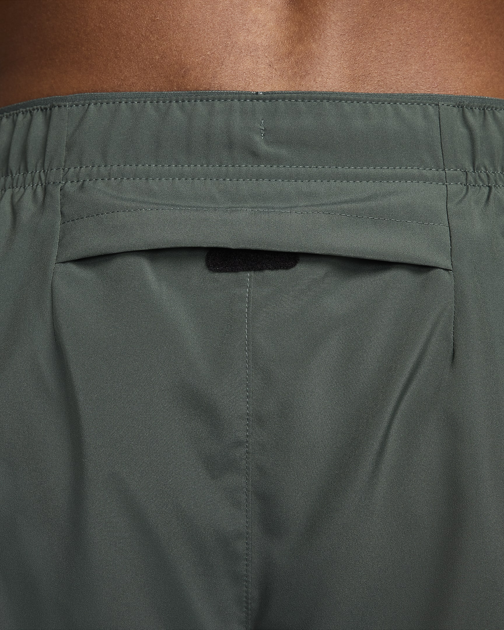 Nike Challenger Men's Dri-FIT 13cm (approx.) Brief-lined Running Shorts - Vintage Green/Bicoastal/Black