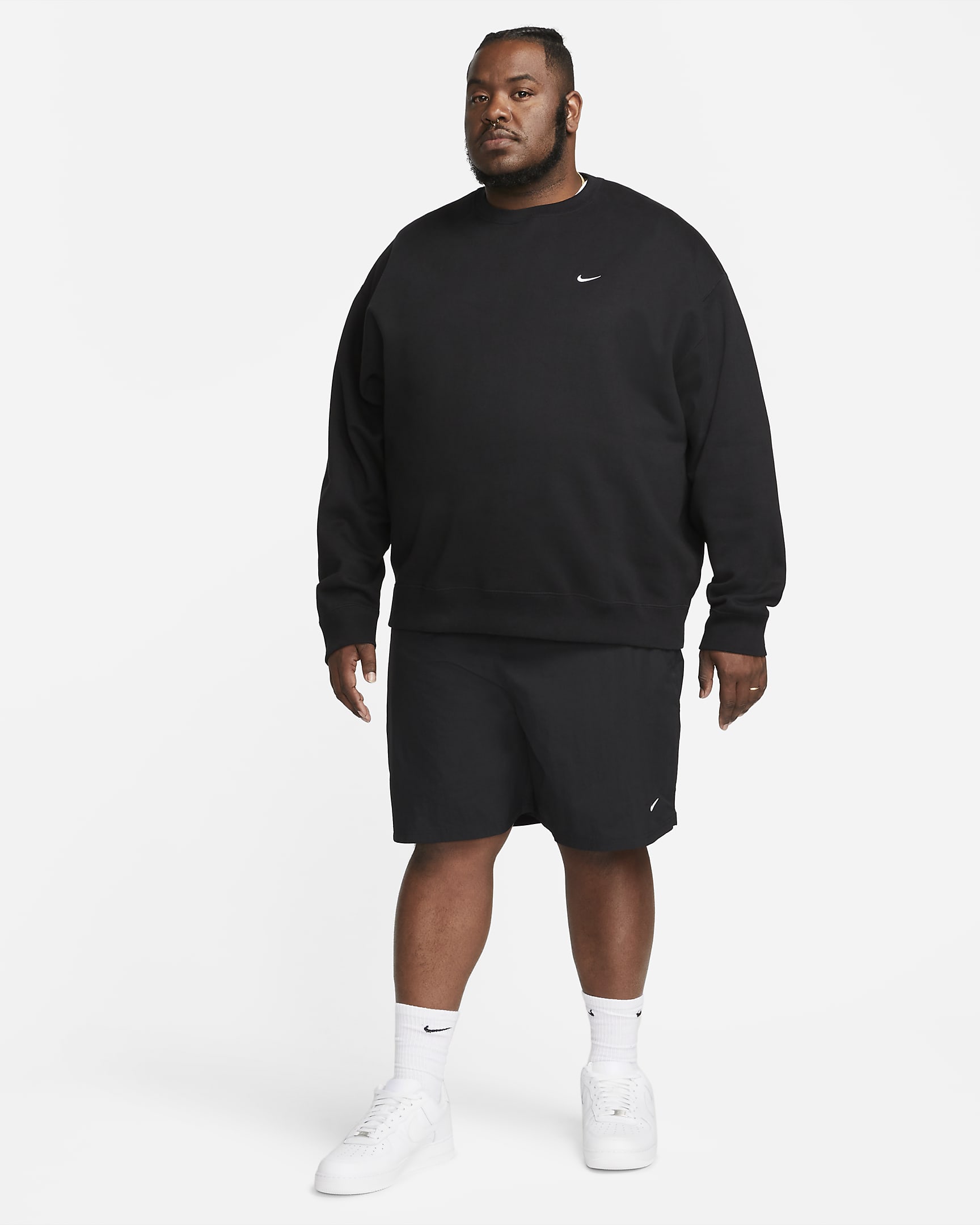 Nike Solo Swoosh Men's Fleece Crew. Nike LU