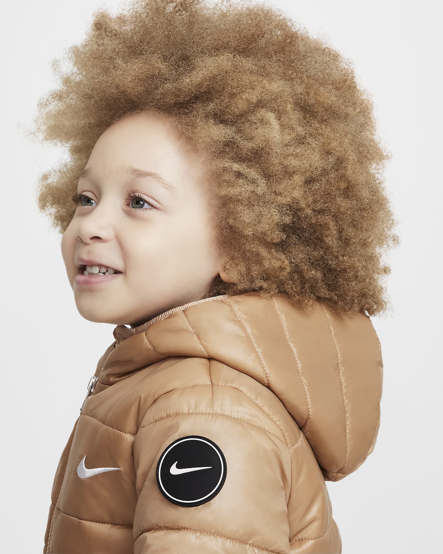 Nike Toddler Filled Quilted Jacket - Hemp