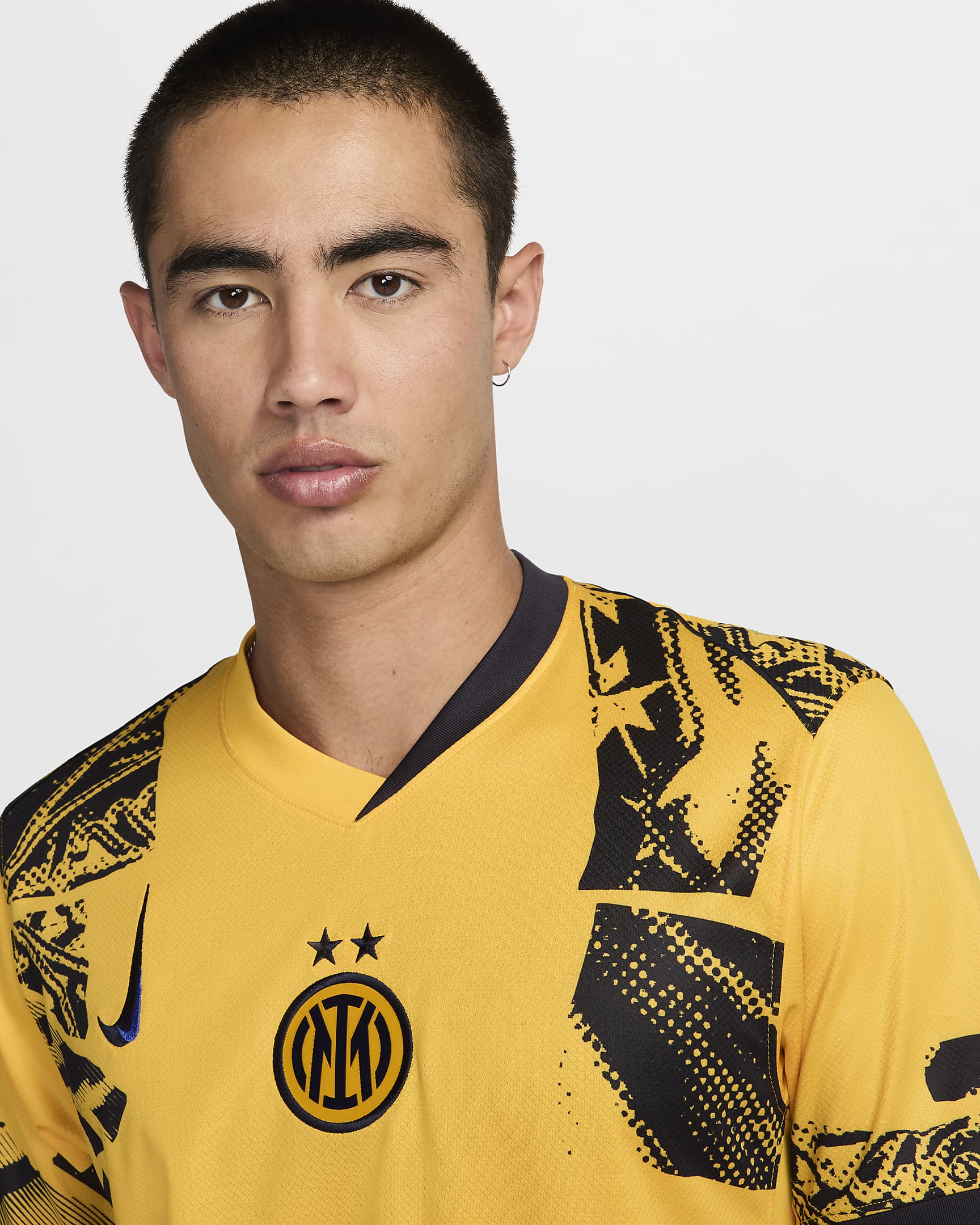 Tercera equipación Stadium Inter de Milán 2024/25 Camiseta de fútbol Replica Nike Dri-FIT - Hombre - University Gold/Blackened Blue/University Gold/Lyon Blue