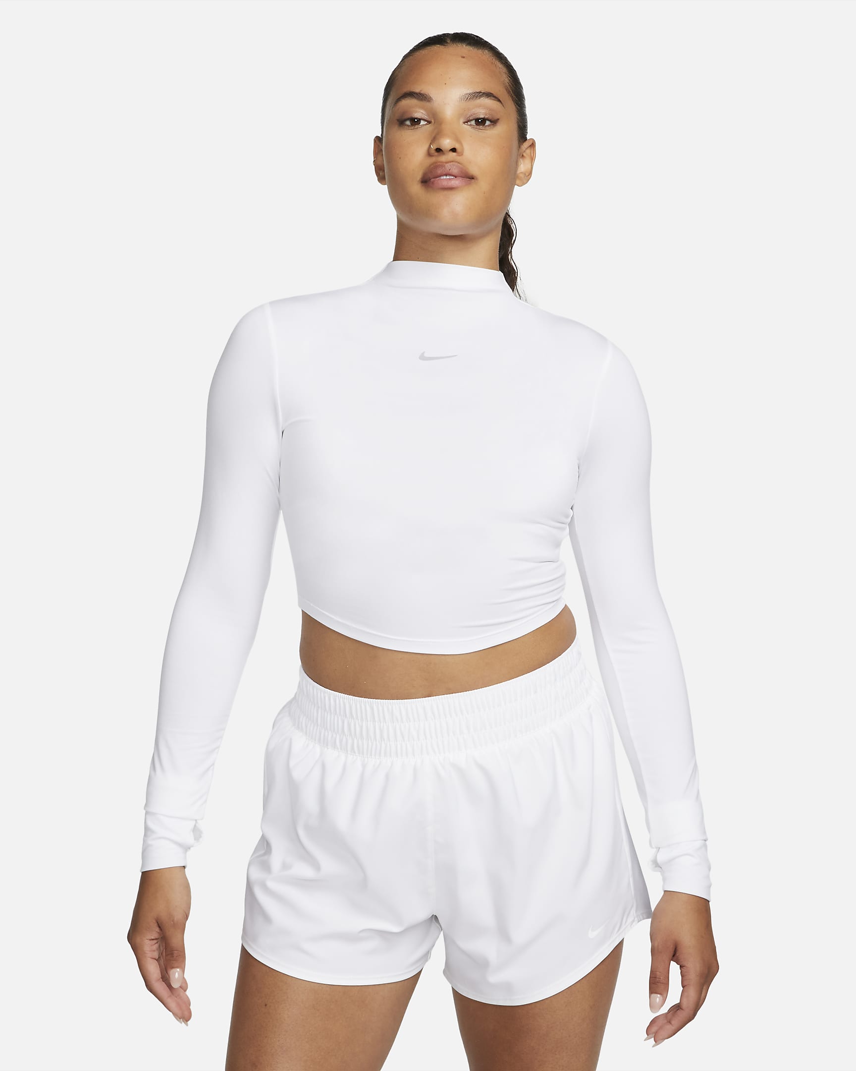 Nike Dri-FIT One Luxe Women's Long-Sleeve Cropped Top. Nike.com