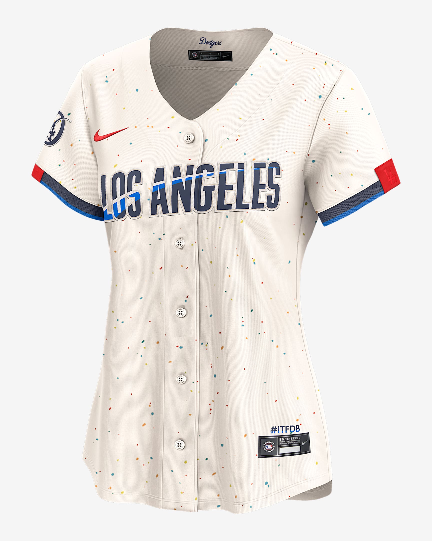 Los Angeles Dodgers City Connect Women’s Nike Dri-FIT ADV MLB Limited Jersey - Cream