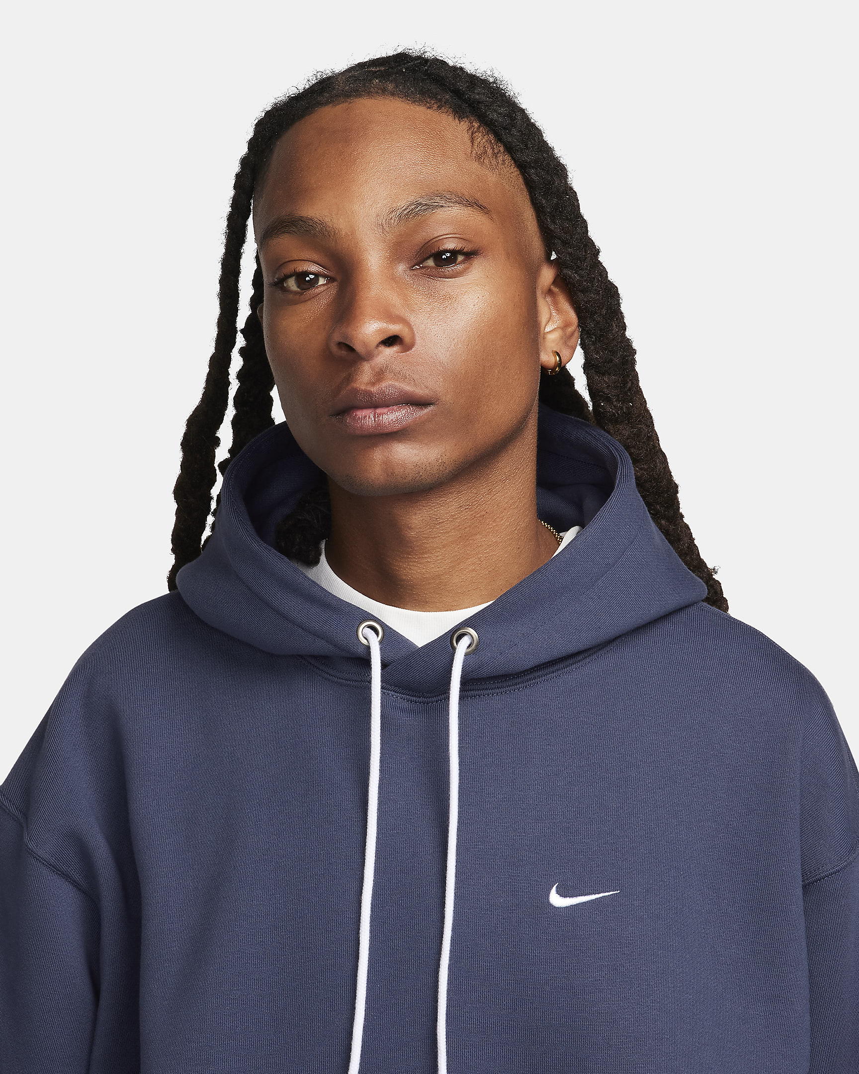 Nike Solo Swoosh Men's Fleece Pullover Hoodie. Nike NO