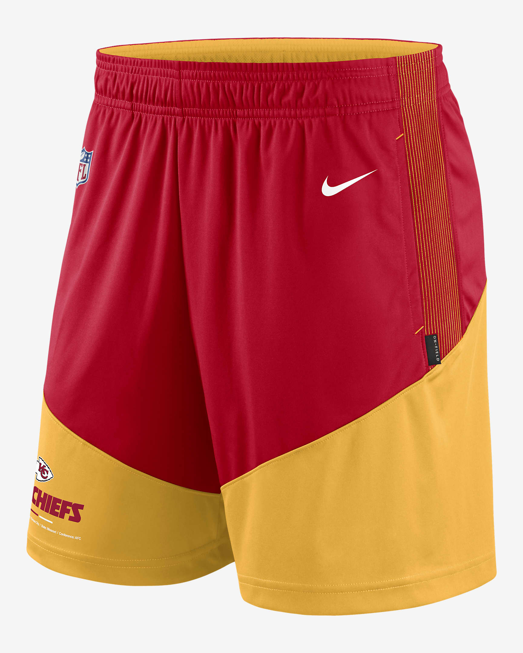Shorts para hombre Nike Dri-FIT Primary Lockup (NFL Kansas City Chiefs ...