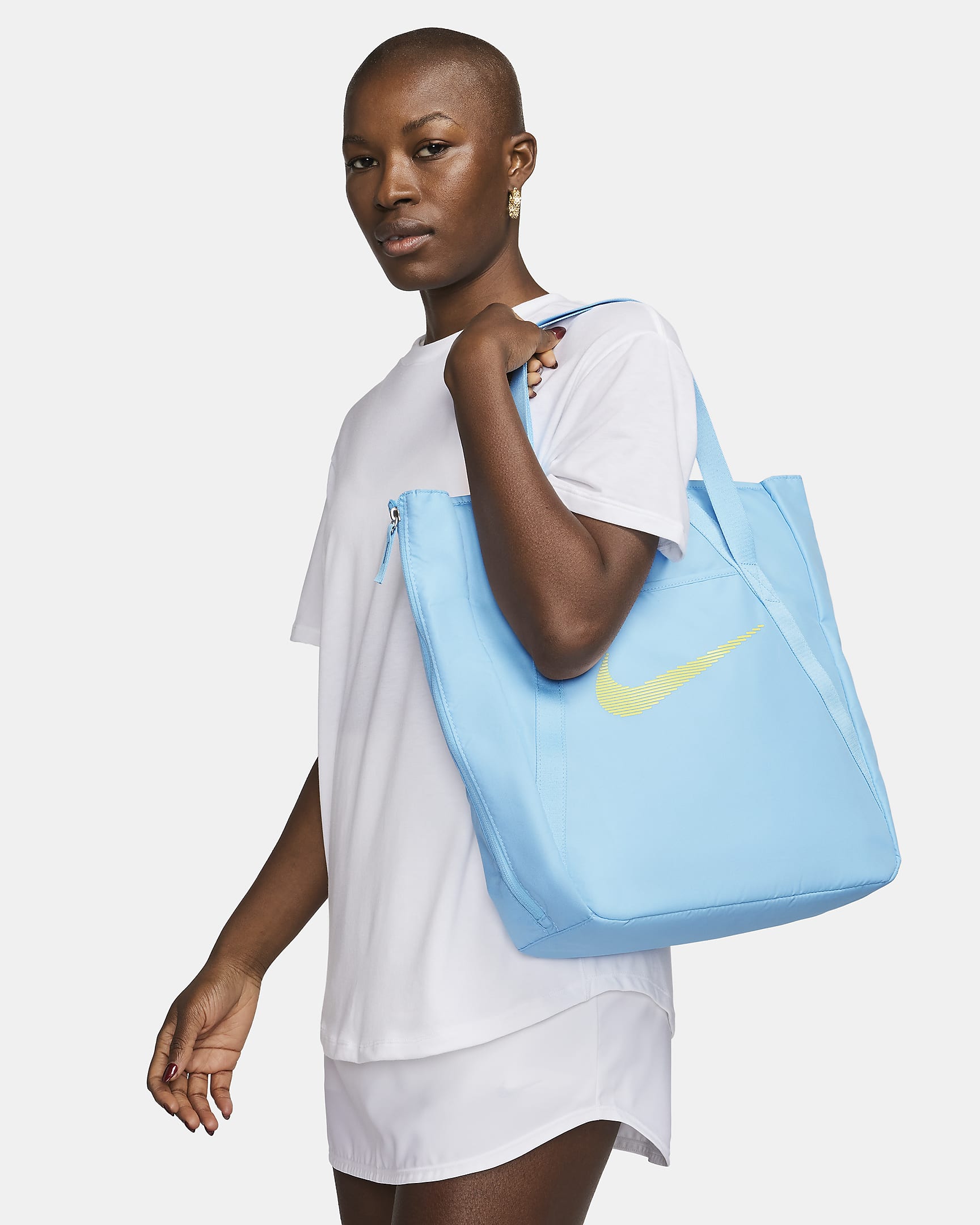 Nike Gym Tote (28L) - Aquarius Blue/Aquarius Blue/Light Laser Orange