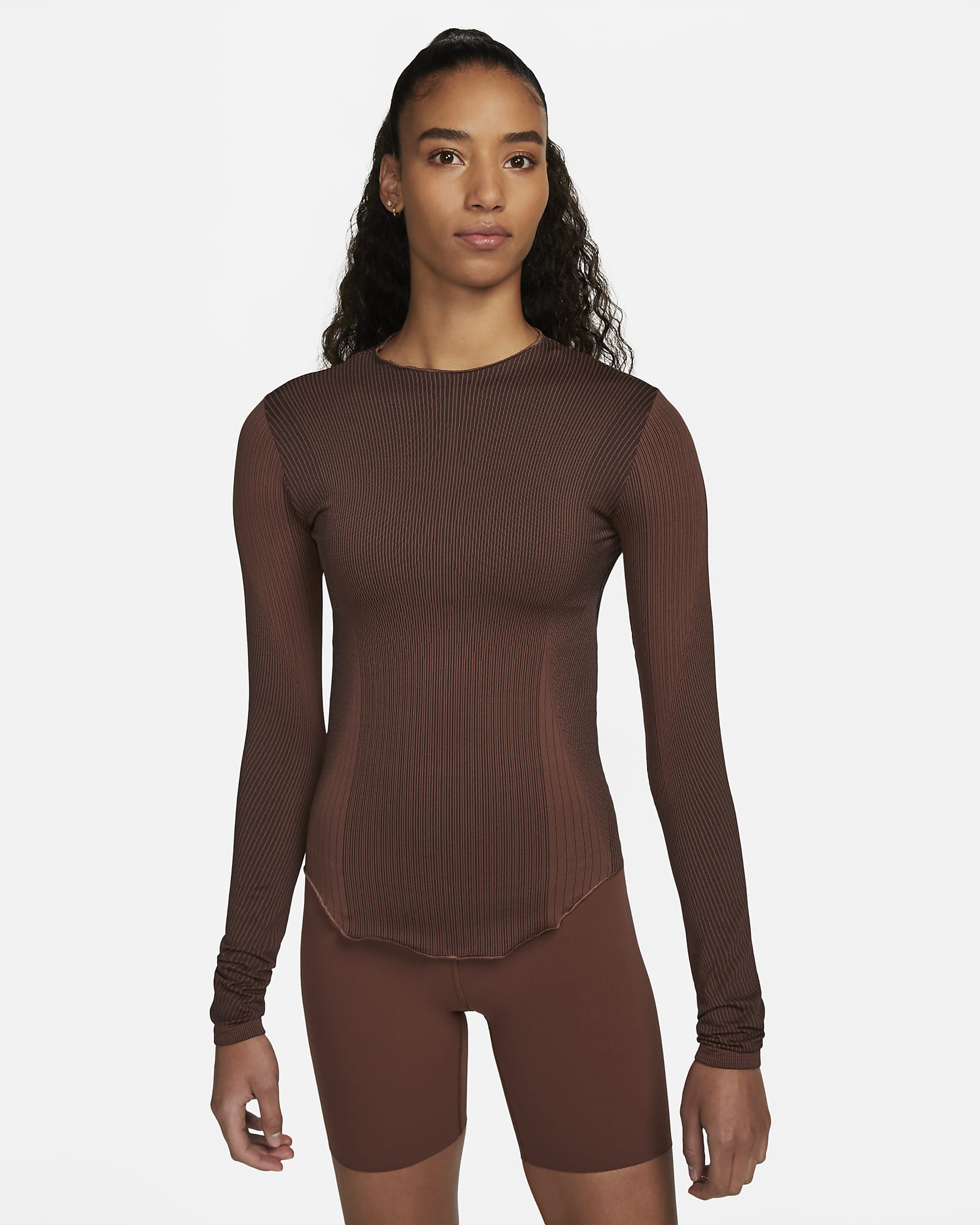 Nike Yoga Dri-FIT ADV Women's Long-Sleeve Top. Nike BE