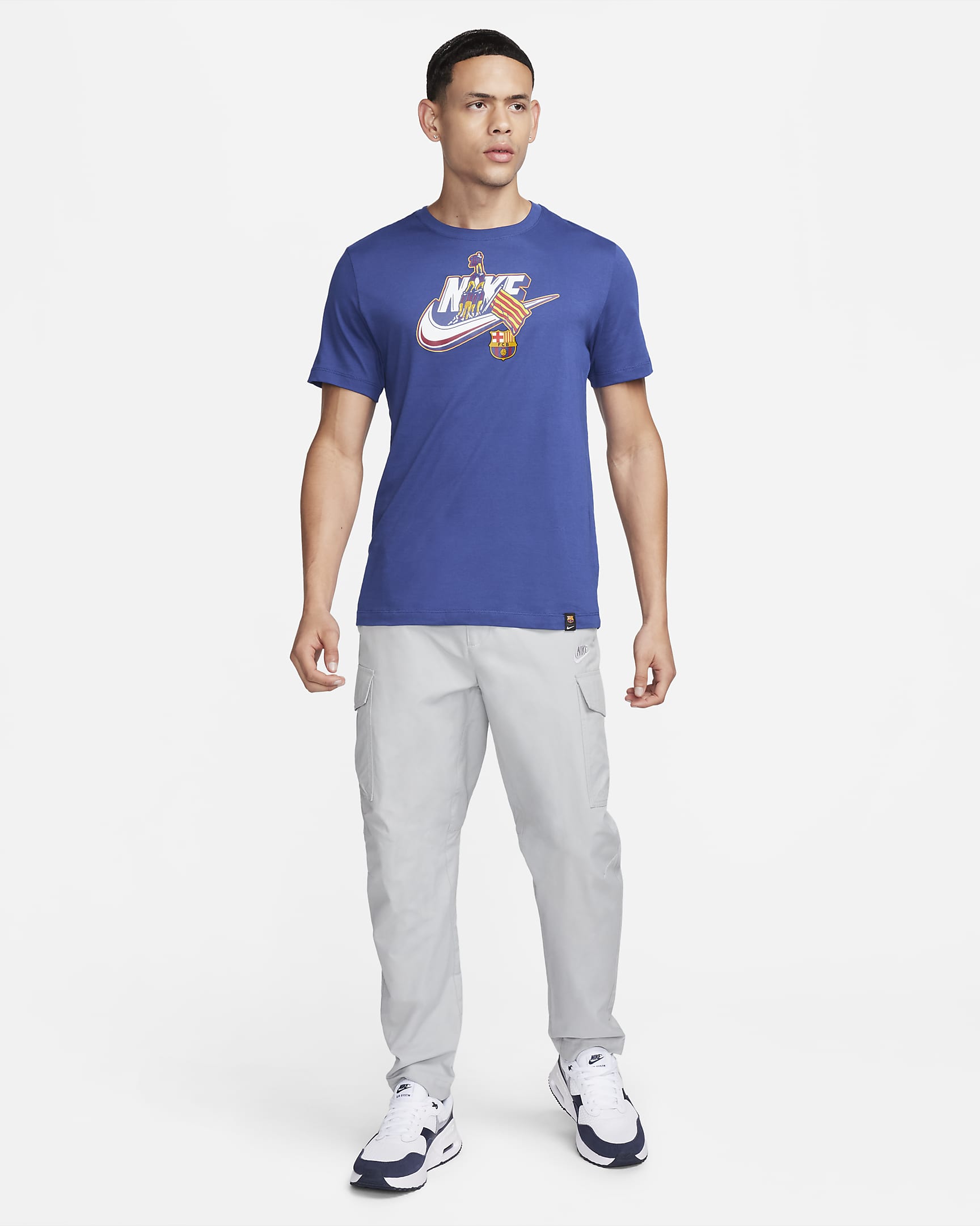 F.C. Barcelona Men's Nike T-Shirt. Nike UK