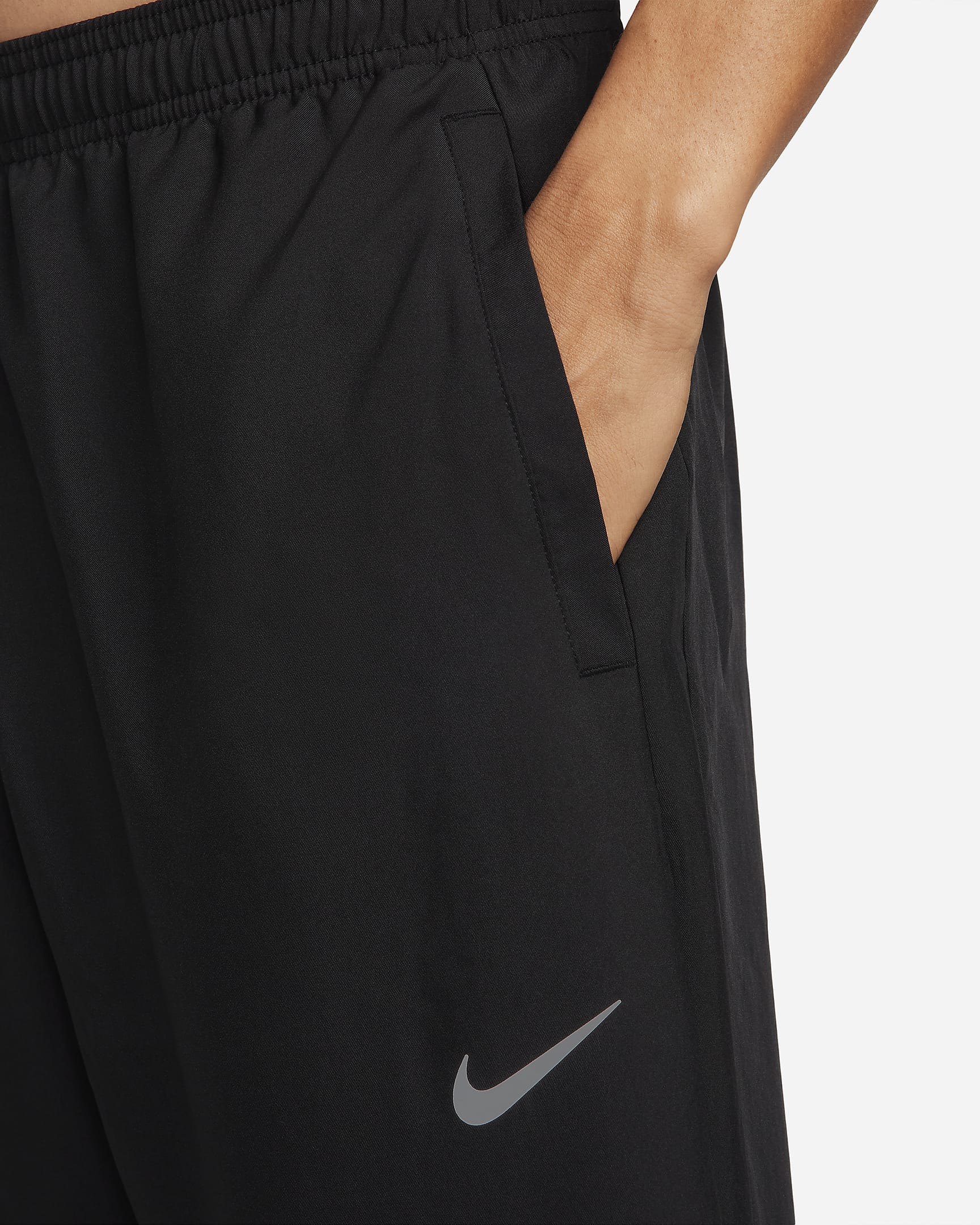 Nike Challenger Dri-FIT geweven hardloopbroek voor heren - Zwart/Zwart