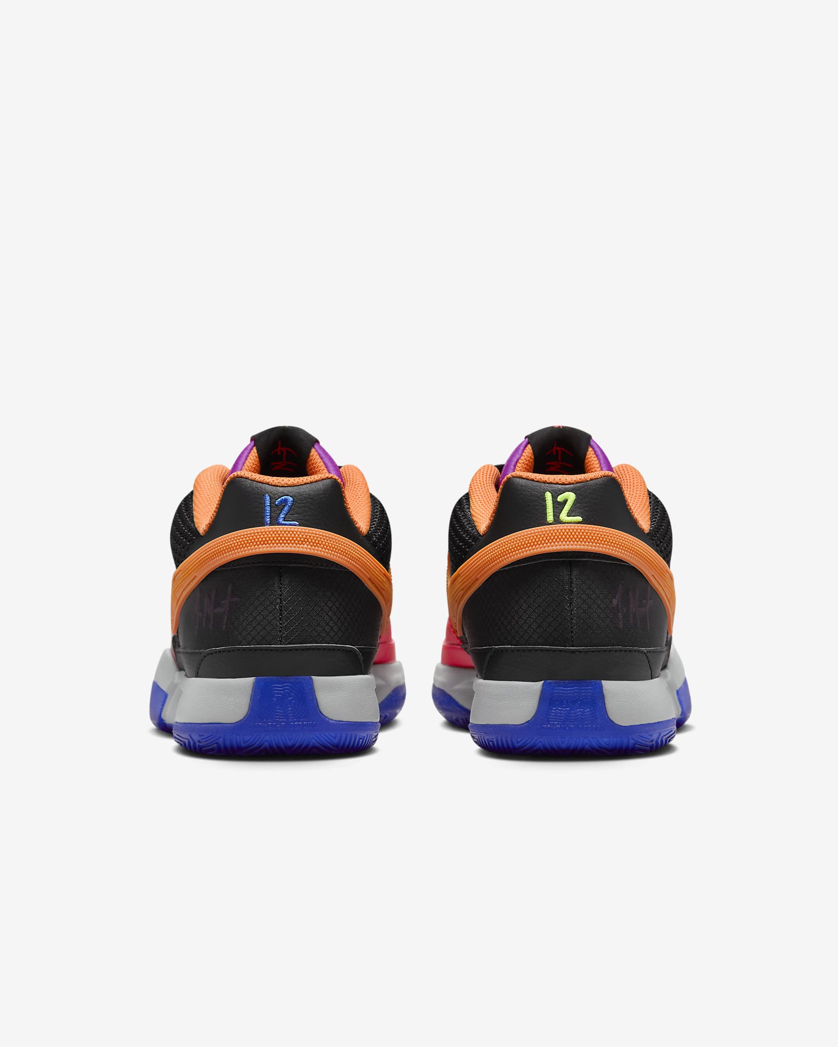 JA 1 ASW Basketball Shoes - Black/Racer Blue/Bright Crimson/Multi-Colour